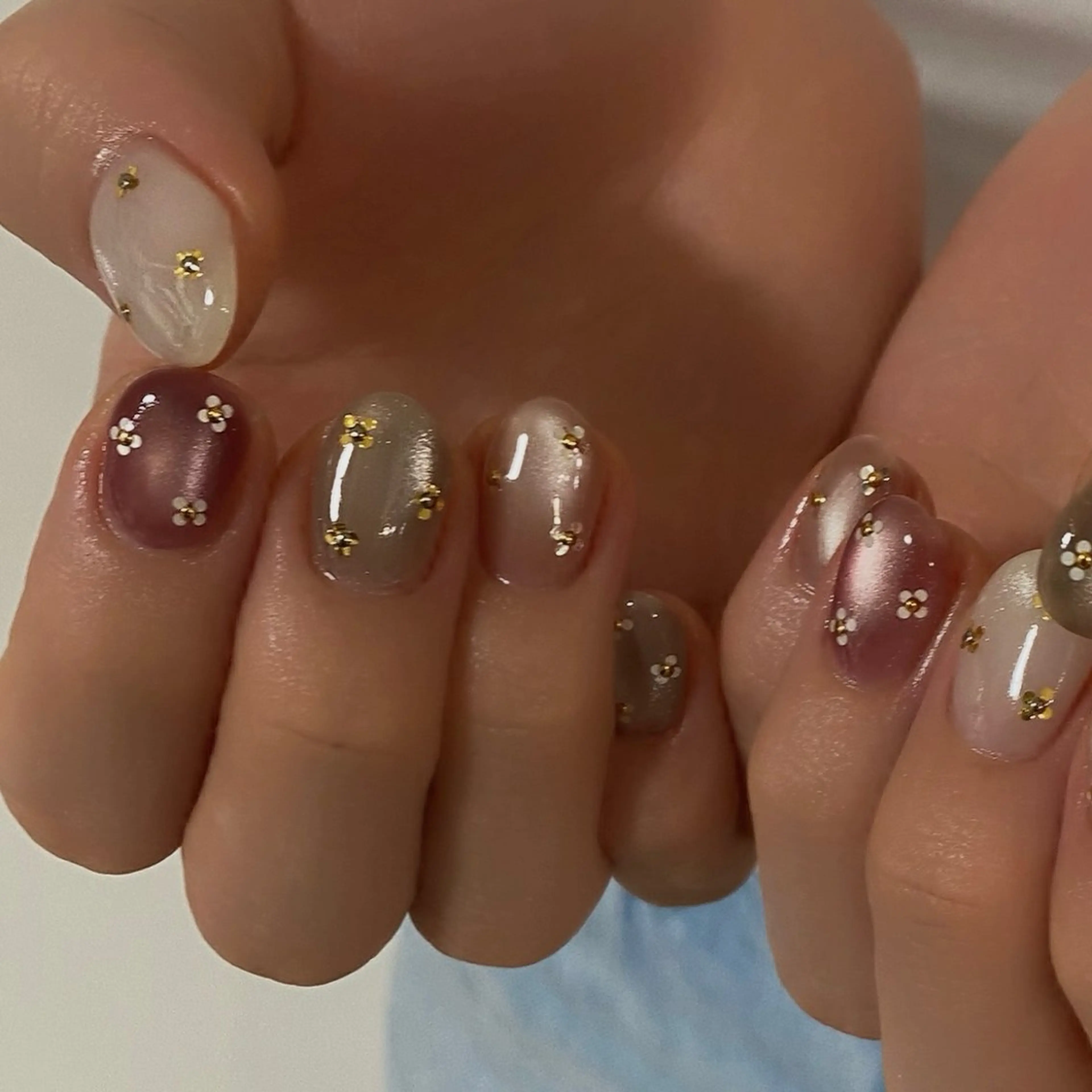 ネイル マグネットネイル ハンドネイル RIHO ♡のネイルデザイン