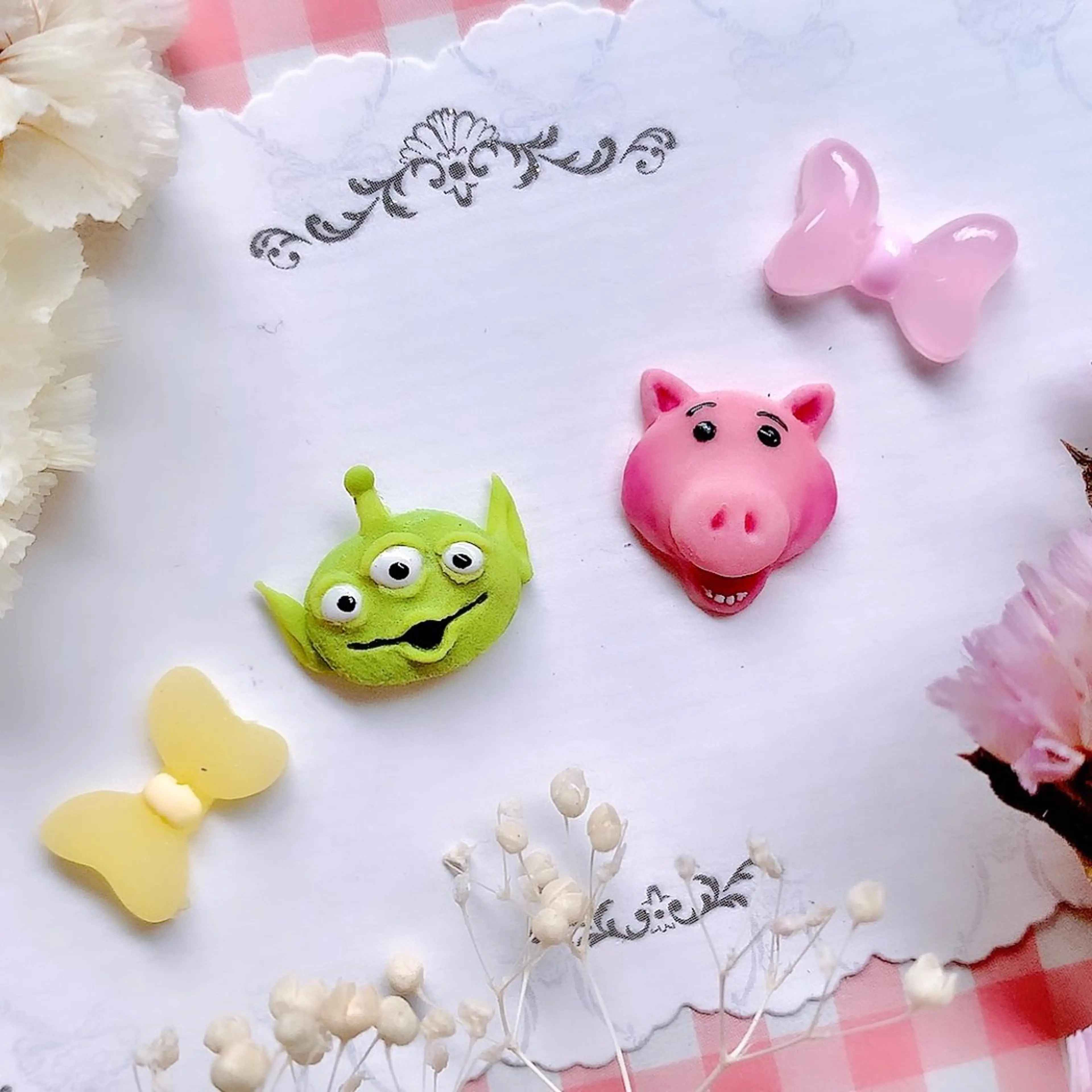 ネイル アートネイル ぷっくりネイル シェアサロンLei.g(レイジー)所属・3Dアートネイル💗 都築レナのネイルデザイン