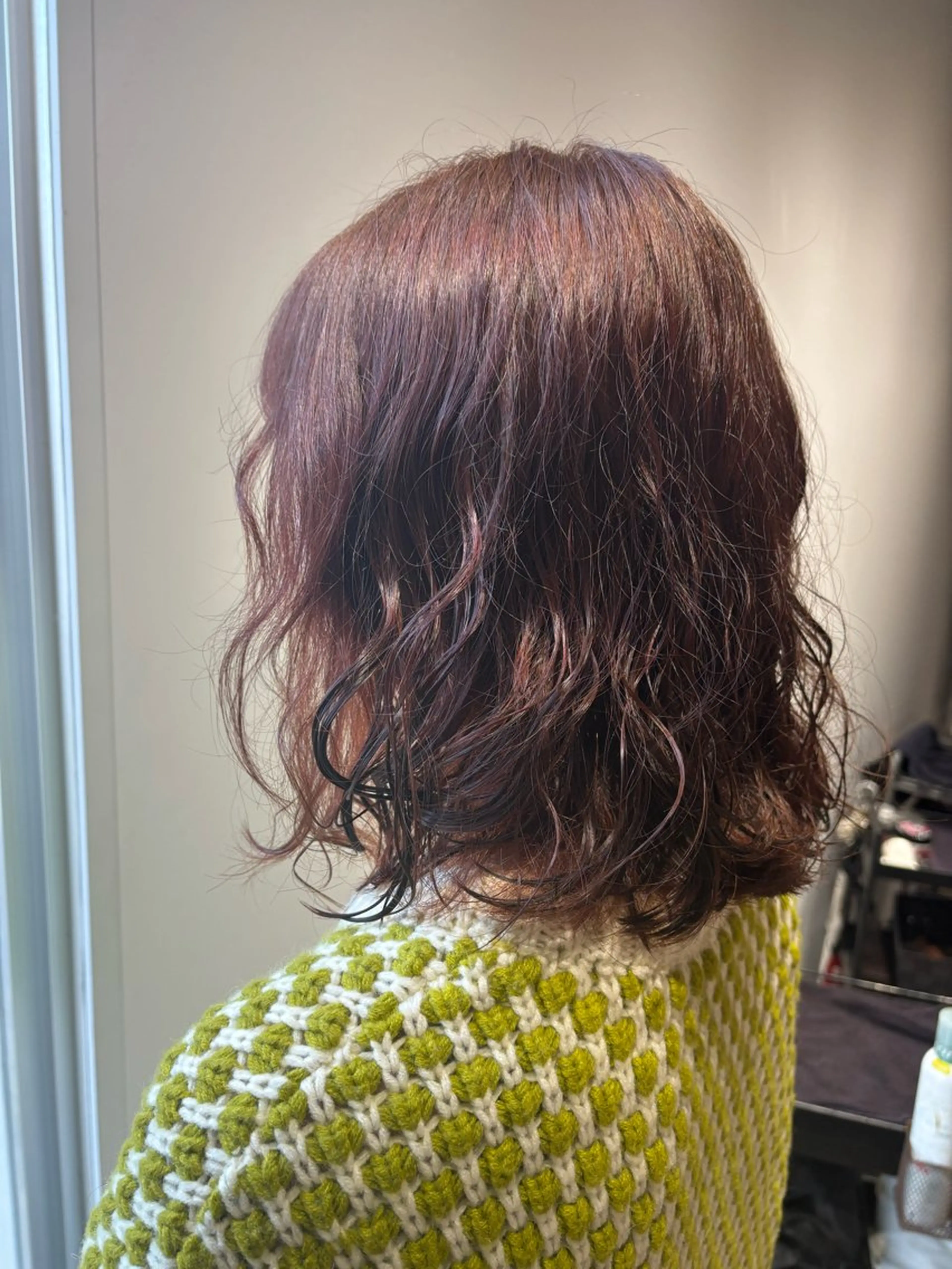 ショート パーマ レッドブラウン ヘアカラー 杉村 真希/ モデル様募集中🫧のヘアスタイル