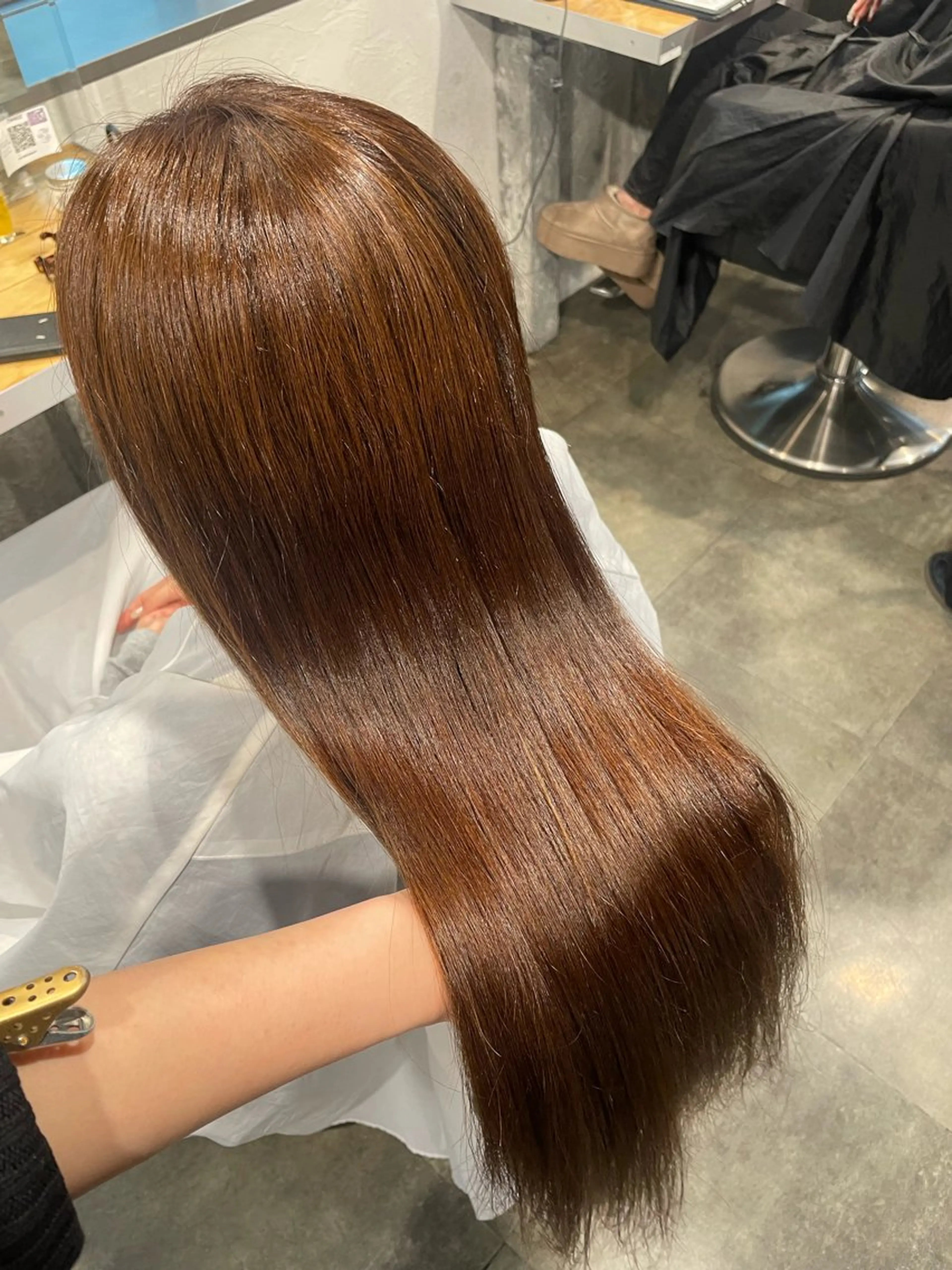 カラー ヘアカラー トリートメント ヘアセット 🤍ベージュ/透明感 韓国ヘア/まりん🤍のヘアスタイル