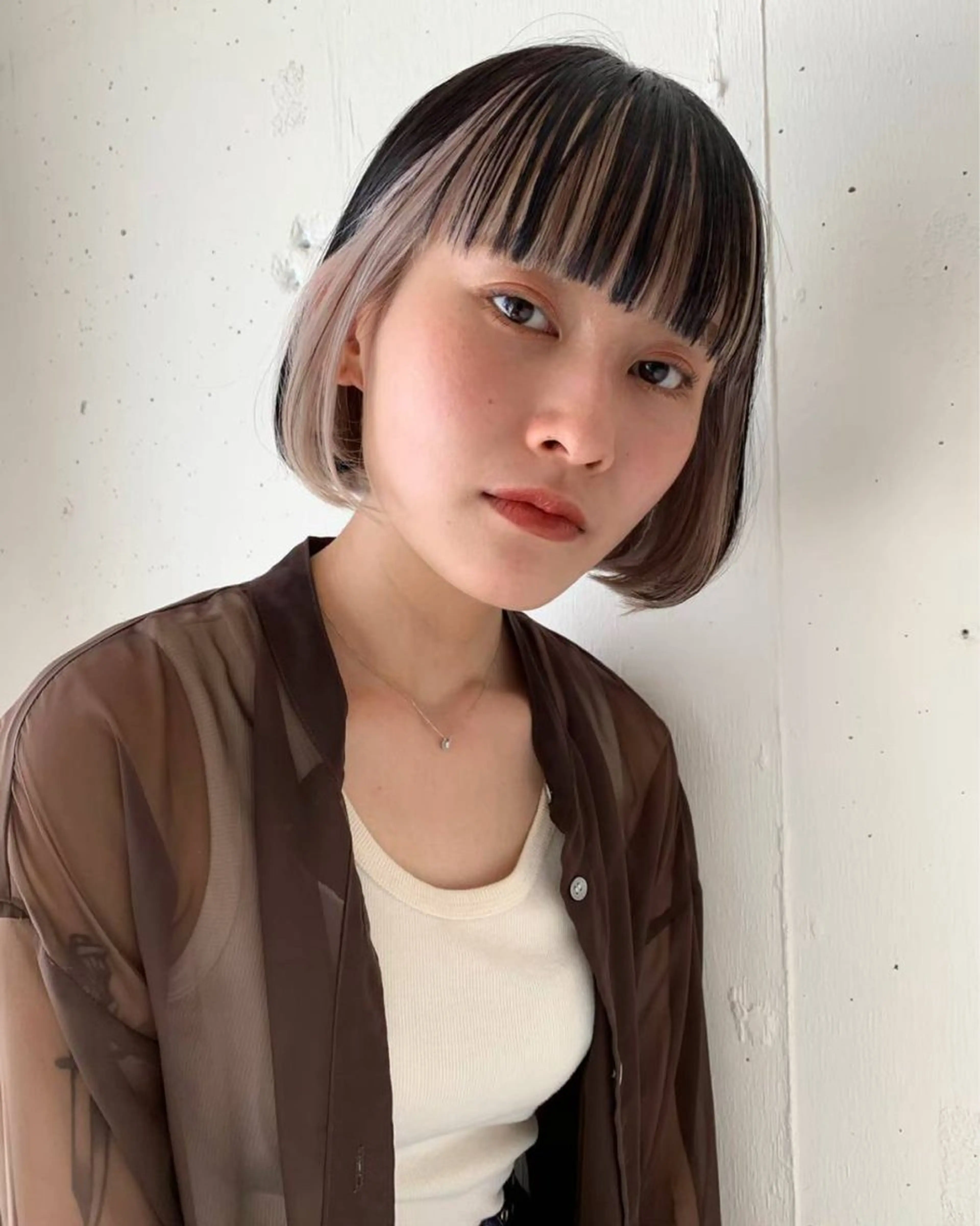 ショート カラー ブリーチ デザインカラー ブリーチカラー💛 モテ髪💛AMIのヘアスタイル