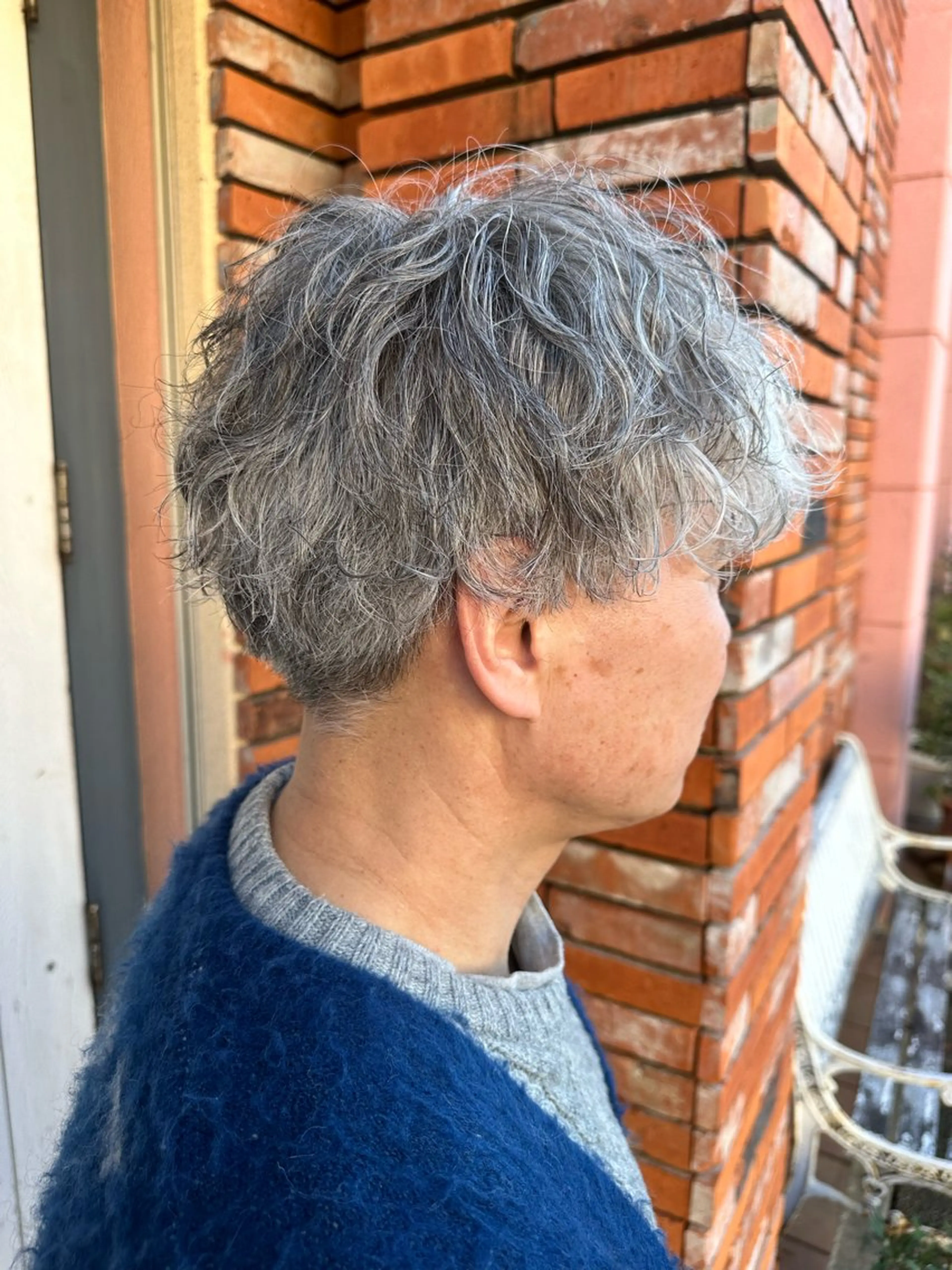 パーマ メンズ 波巻きパーマ 髪質改善|縮毛矯正 ◎Keitaのヘアスタイル