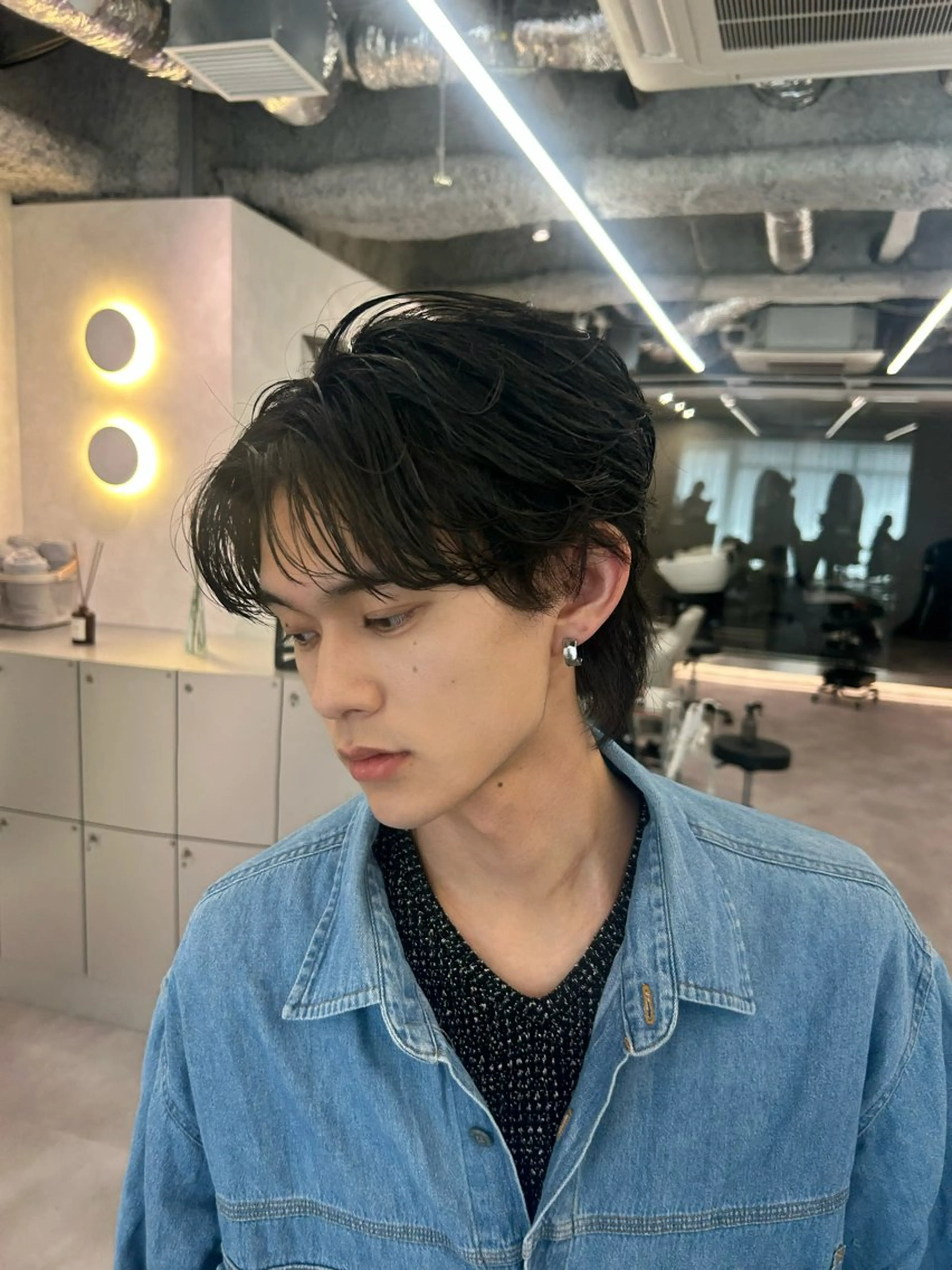 メンズ カット パーマ 横浜で一番パーマ 巻いてます田中ですのヘアスタイル