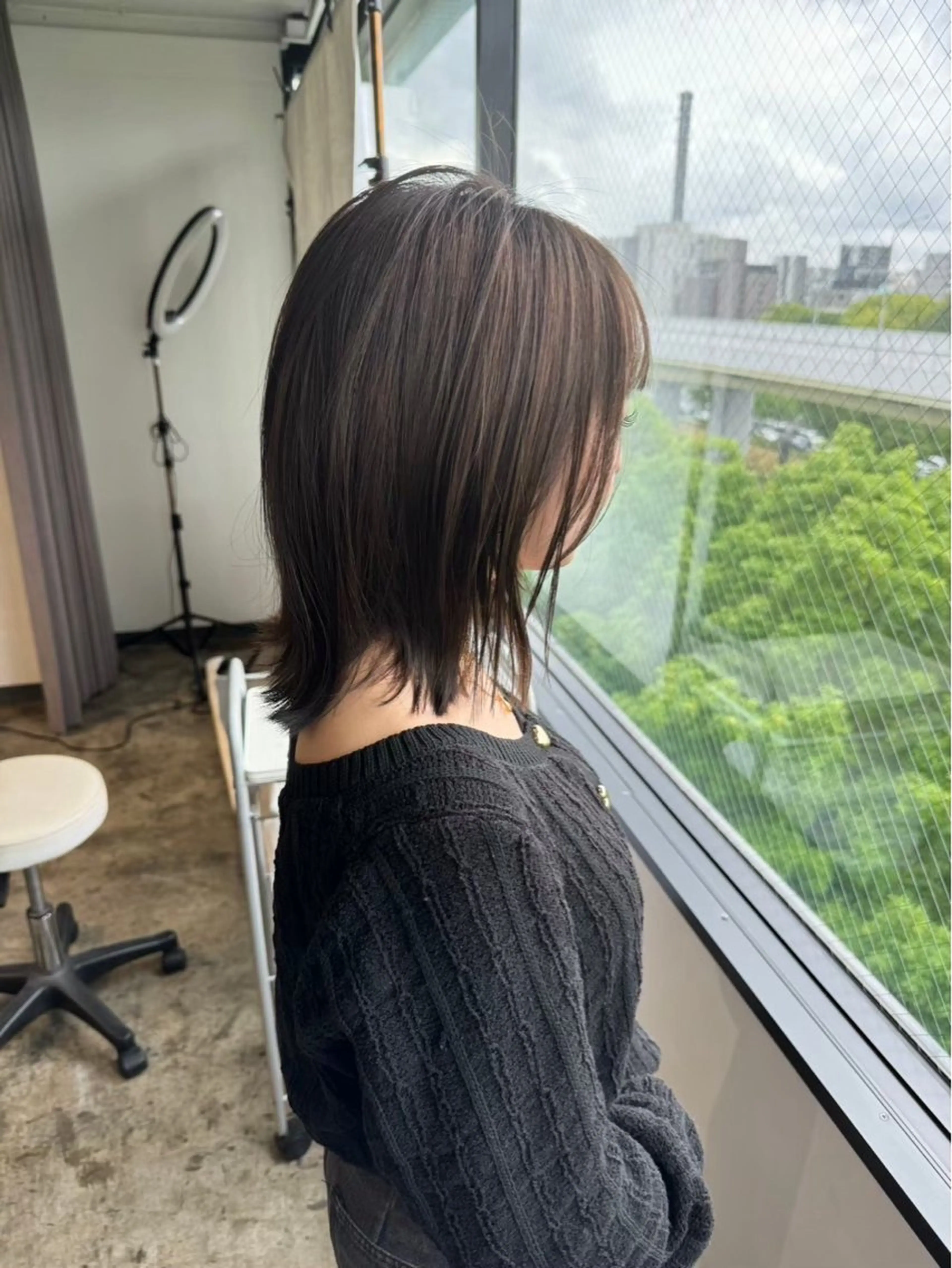 ミディアム カラー ブリーチ 透明感カラー ブリーチなしカラー 髪質改善 トリートメント ヘアカラー トリートメント 🩷透明感/韓国 へア🩷HARUKAのヘアスタイル