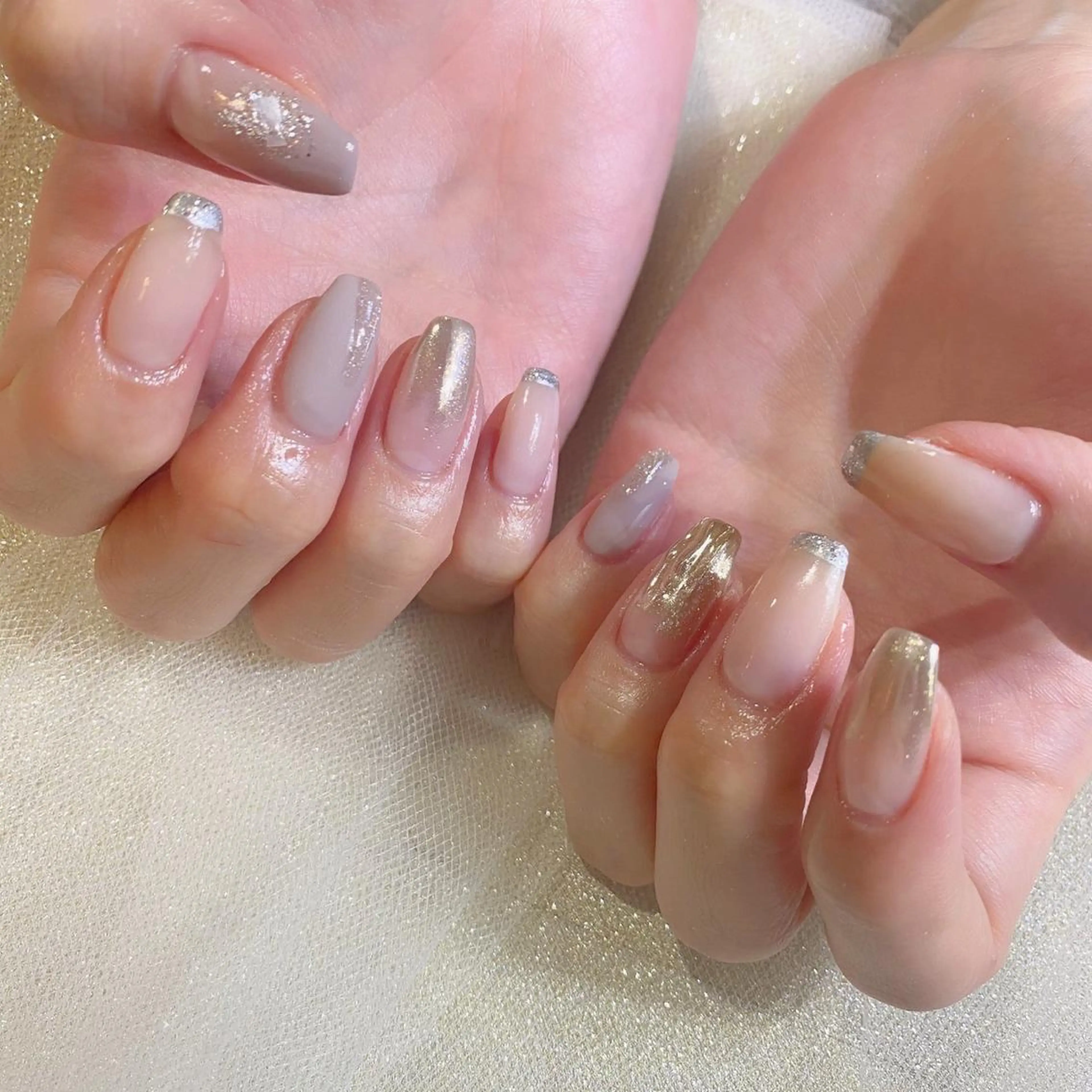 ネイル ニュアンスネイル ハンドネイル フットネイル nail salon mieux(ミュー)のネイルデザイン