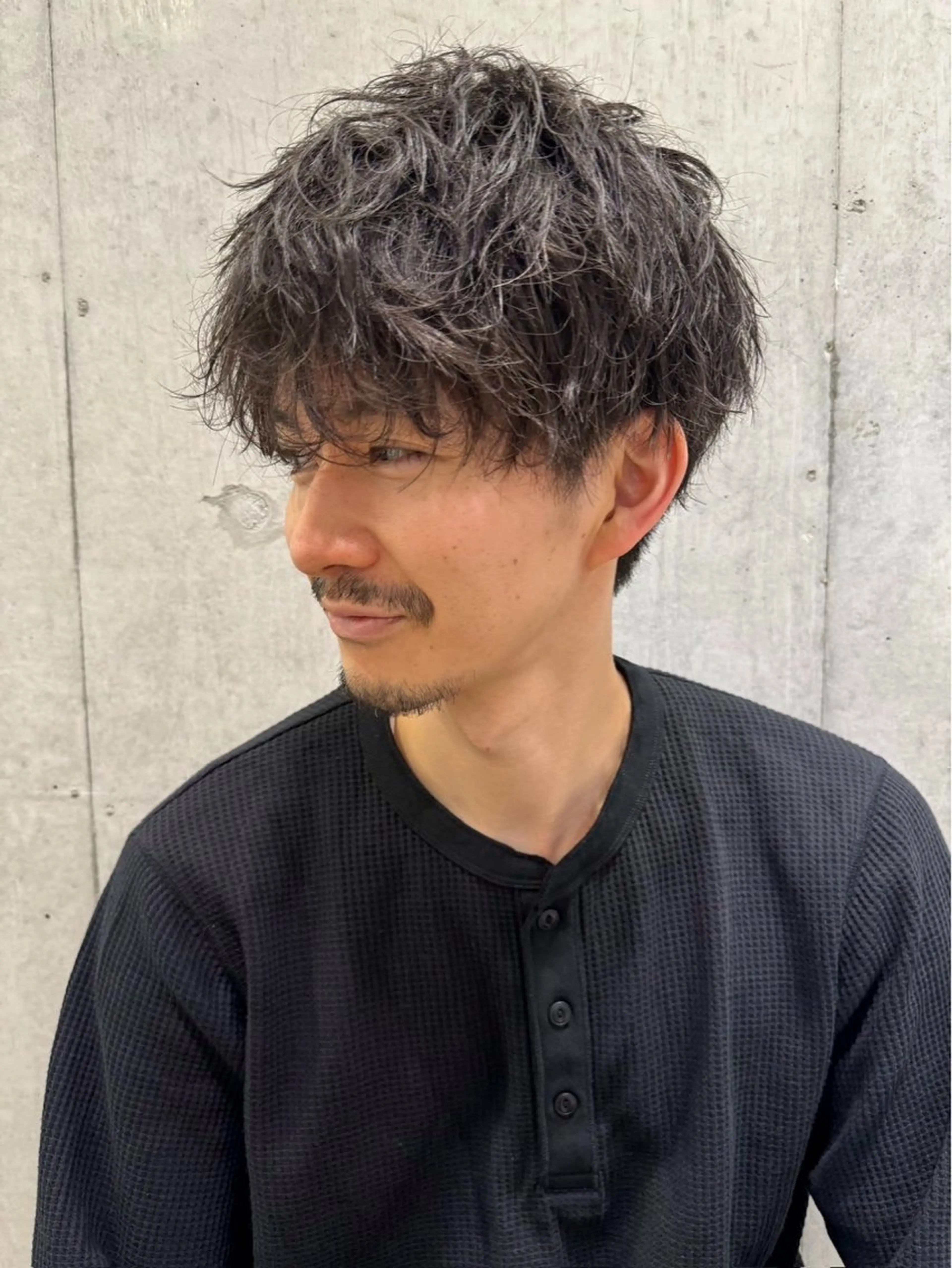 【新規限定】メンズカット（マッシュ限定）＋ツイストスパイラルパーマの写真