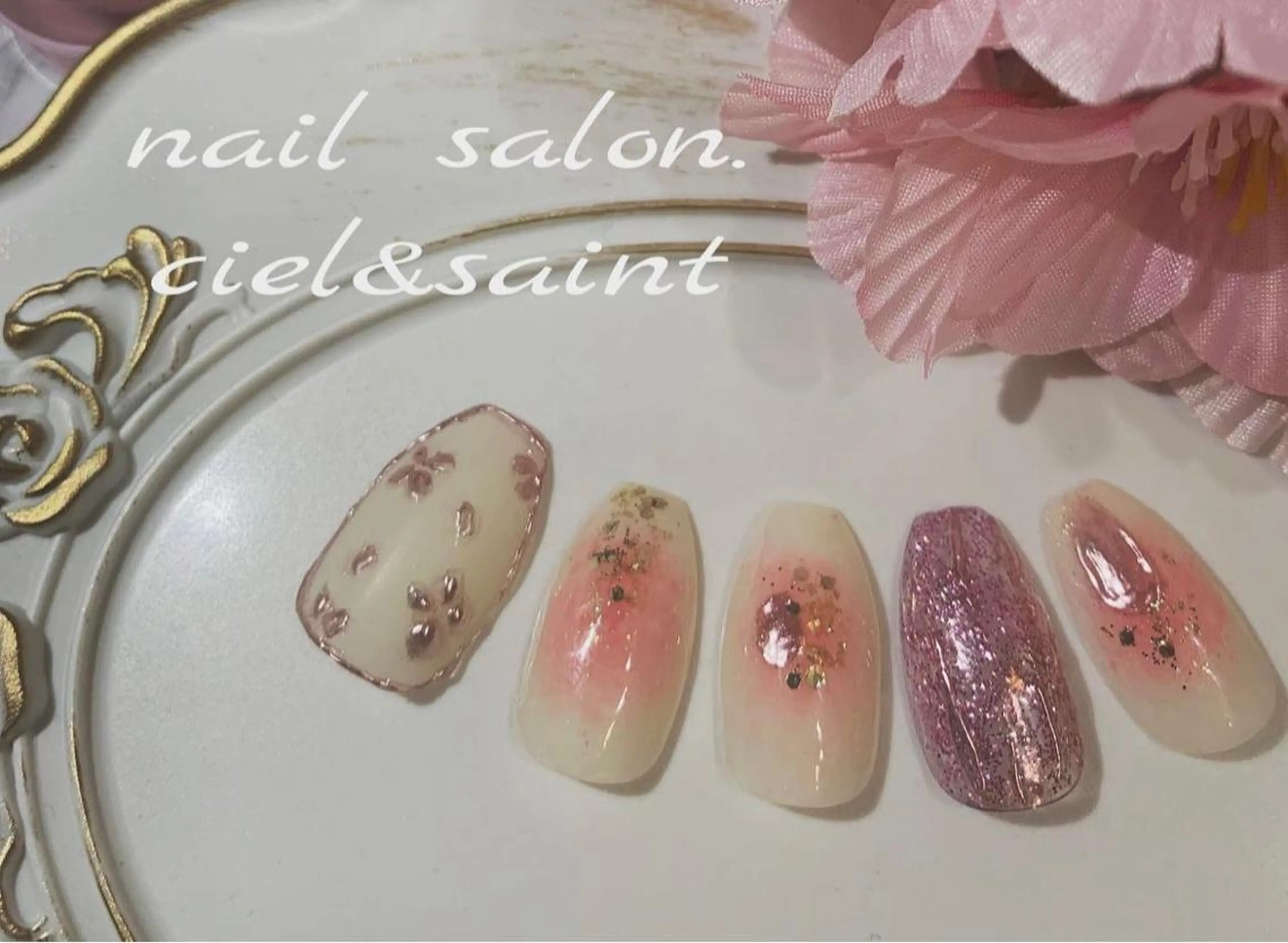 ネイル nail salon ciel&saintのネイルデザイン