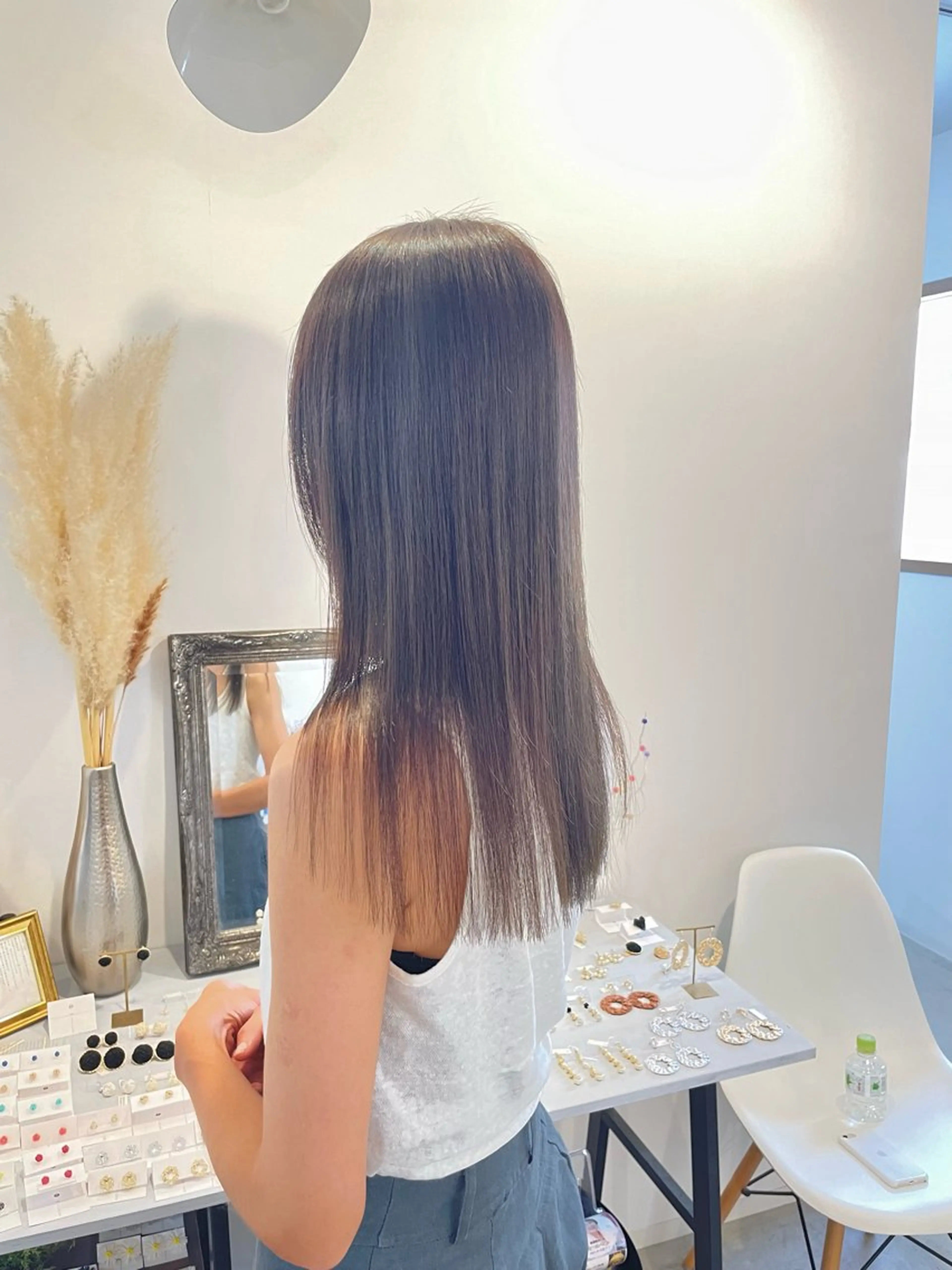 ミディアム カット ヘアカラー sweetroom所属・❄️髪質改善/透明感 カラー/平塚/サトウのヘアスタイル