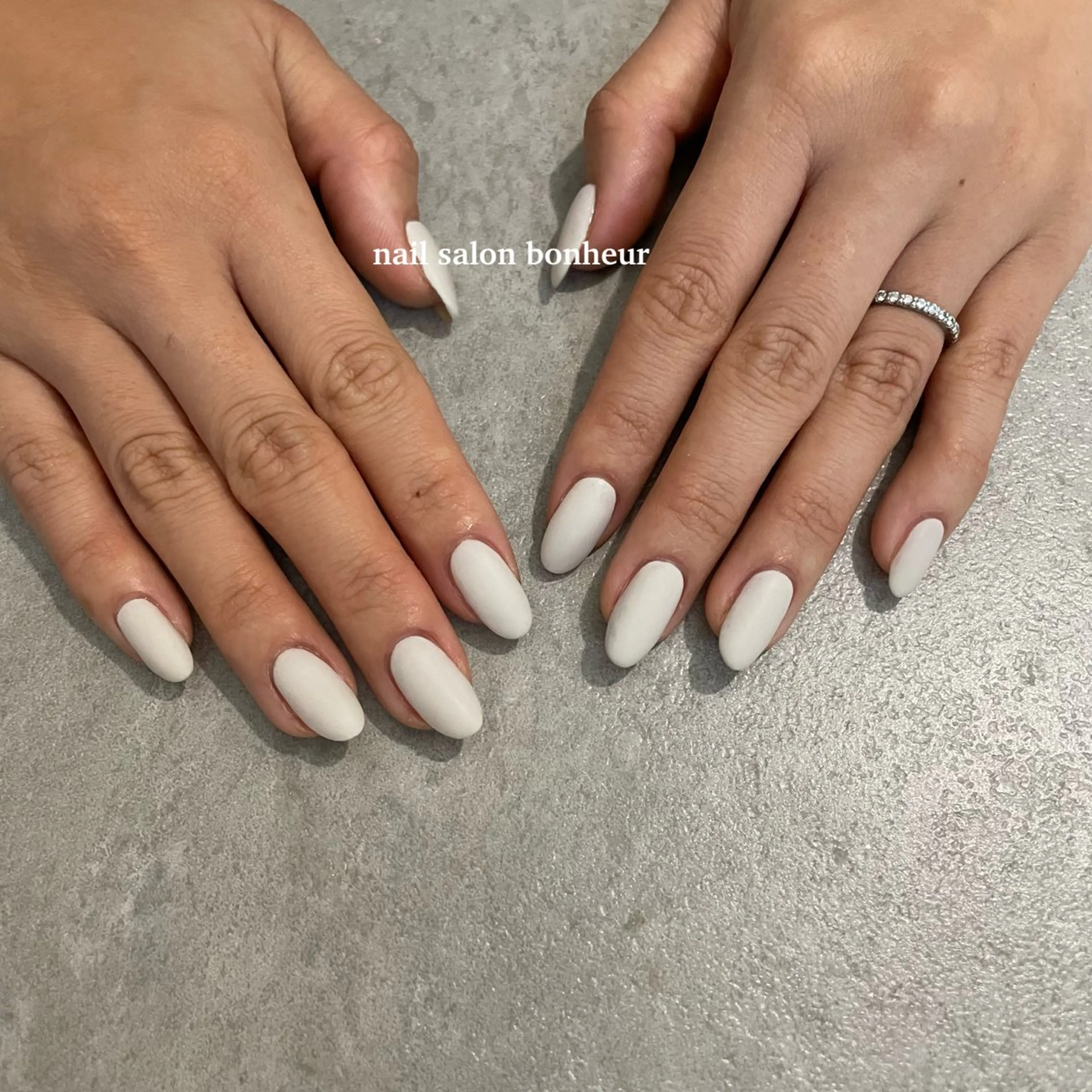 ネイル マットネイル nail salon bonheurのネイルデザイン