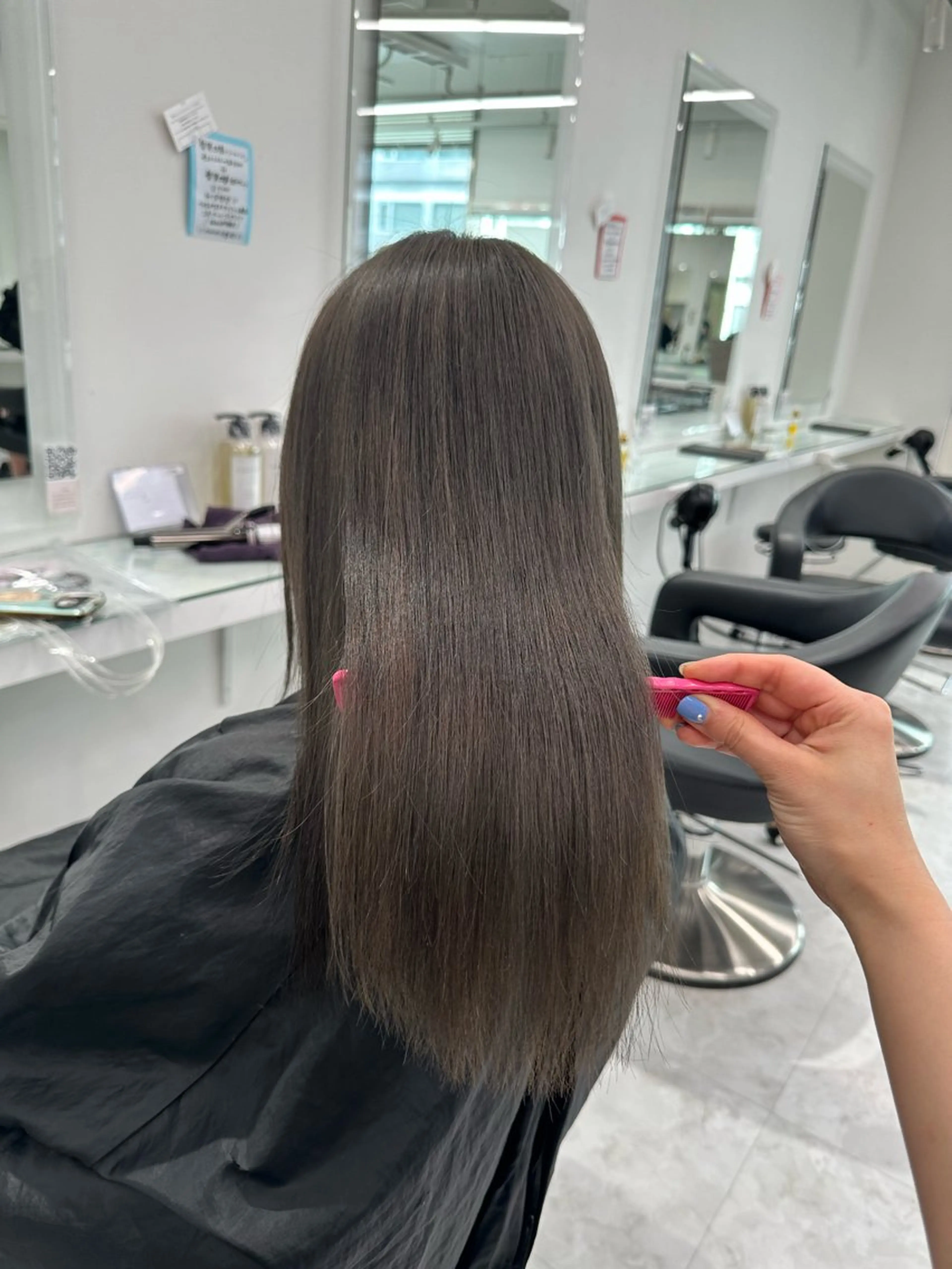カラー マンツーマン/原宿/ 透明感カラー⭐️のヘアスタイル