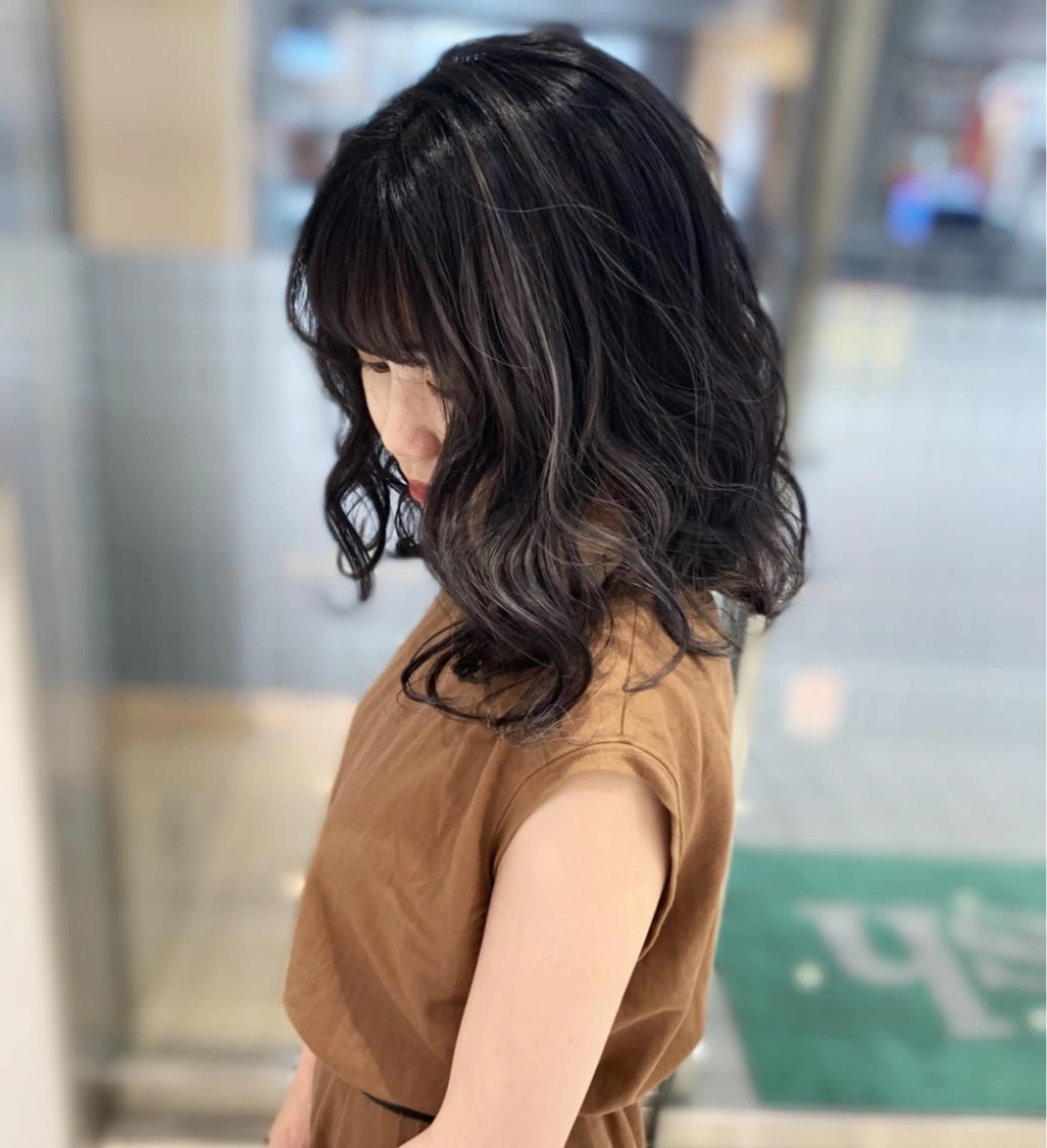 ミディアム カラー ハイライトカラー ハイライト ヘアカラー N° jillva ♦️川端裕司♦️のヘアスタイル
