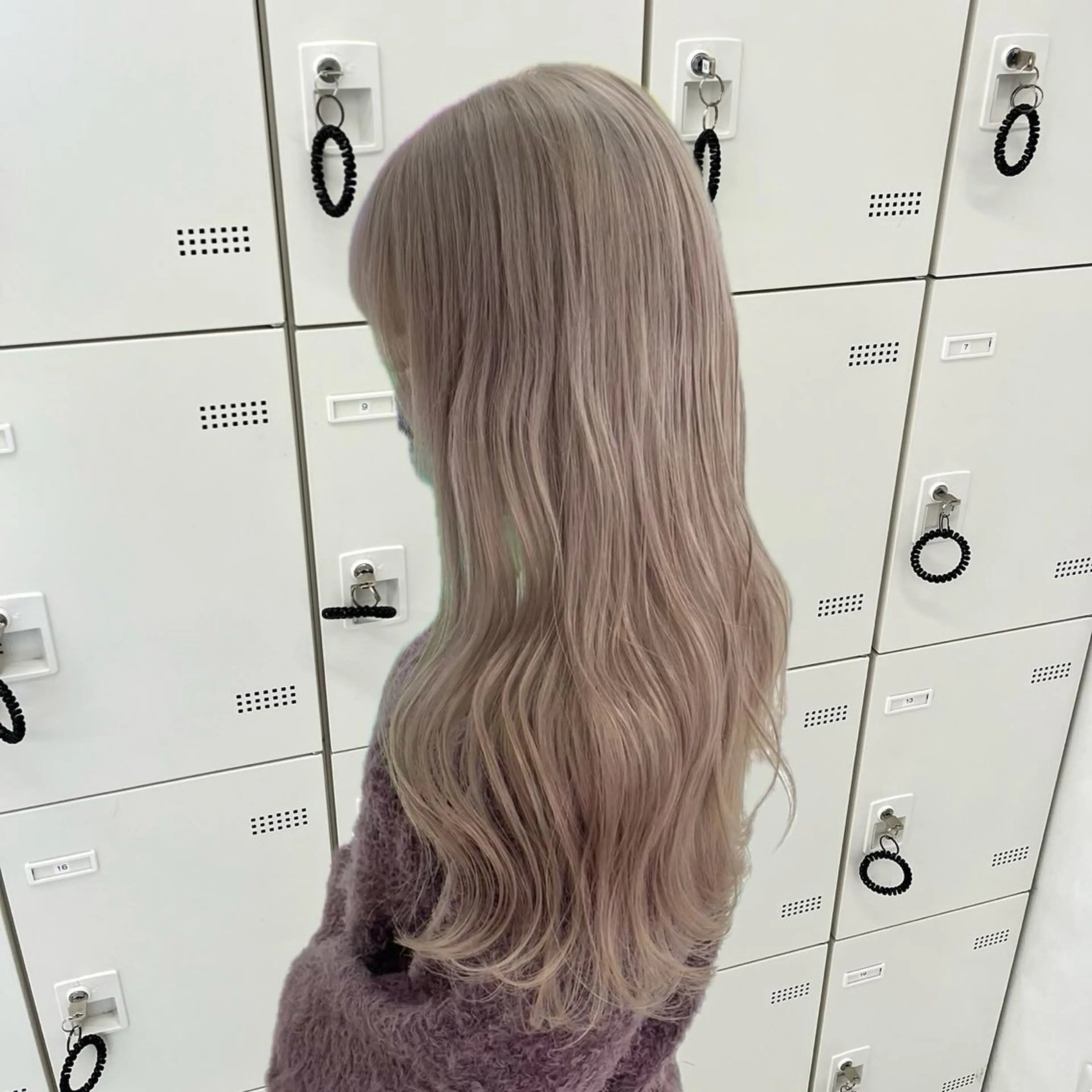ロング カラー パーマ ヘアアレンジ メンズ ヘアカラー トリートメント ♡ 𝐑𝐈𝐎♡のヘアスタイル