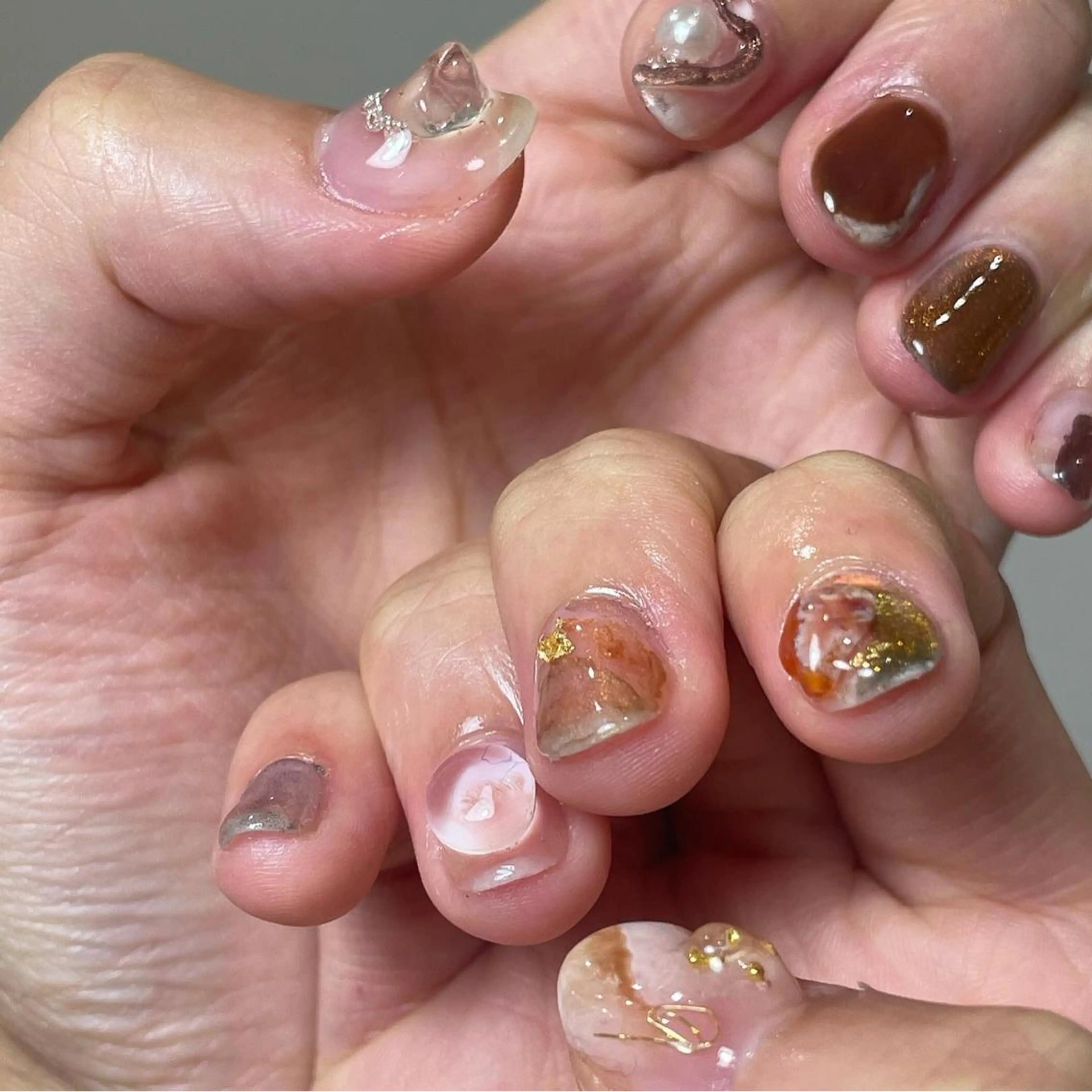 ネイル GO TODAY SHAiRE SALON  岡山店所属・SUE; タケウチのネイルデザイン