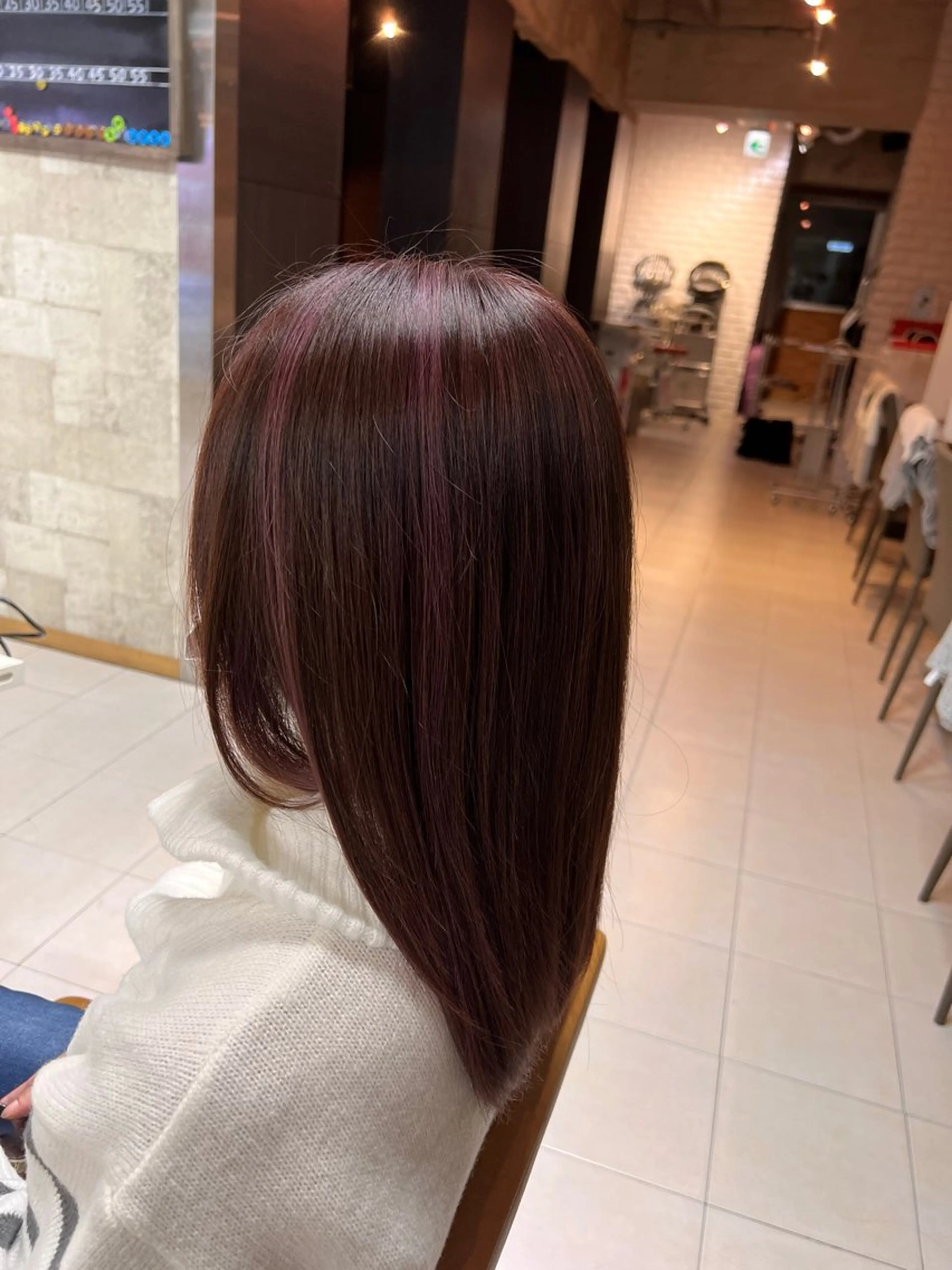ロング カラー カット ヘアカラー トリートメント ヘアカラー ソムリエ 認定者/山城慶伍のヘアスタイル