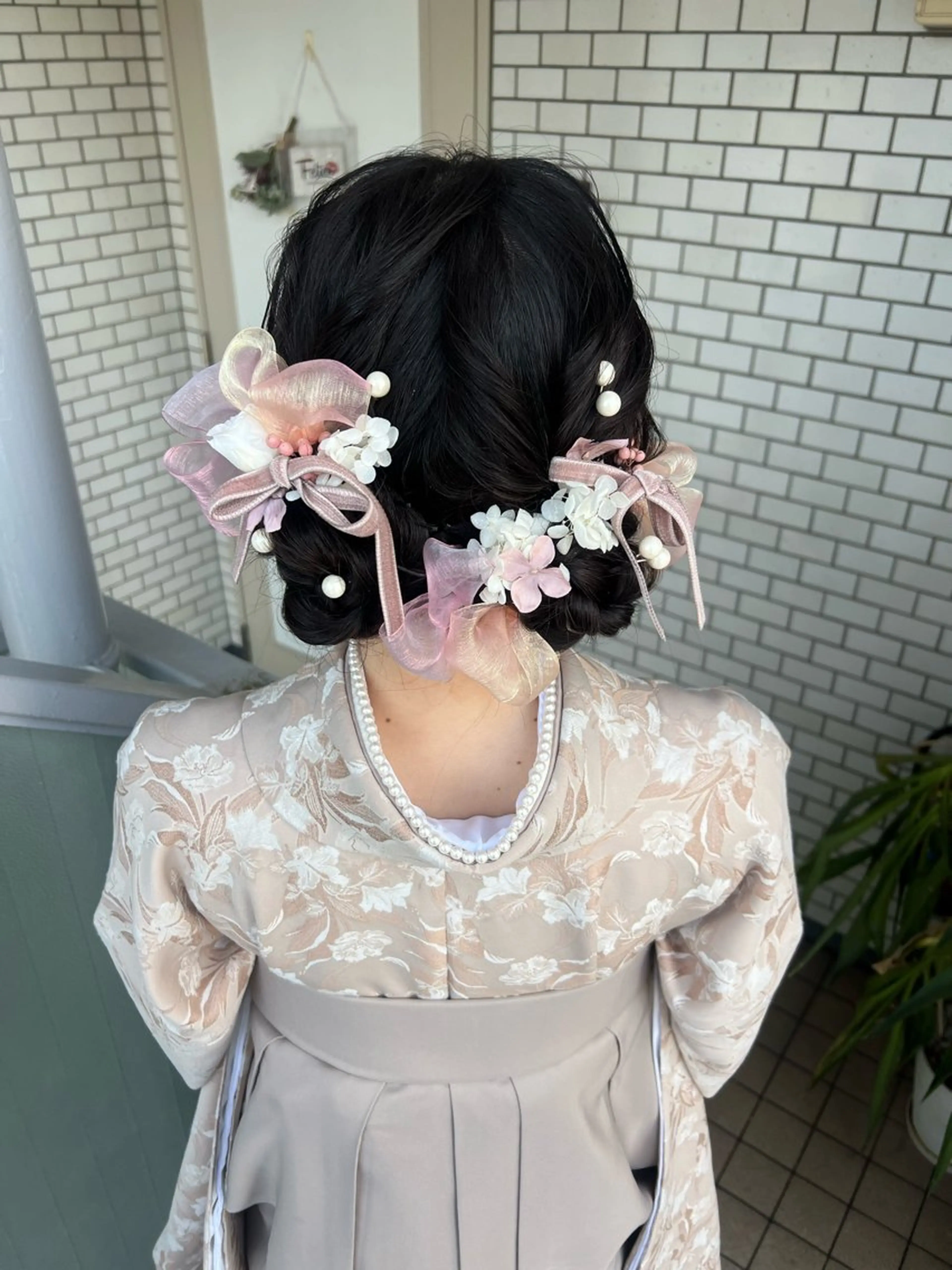 ヘアアレンジ 卒業式のヘアスタイル 大人可愛いヘアメイク 💋🧚‍♀️しずかのヘアスタイル