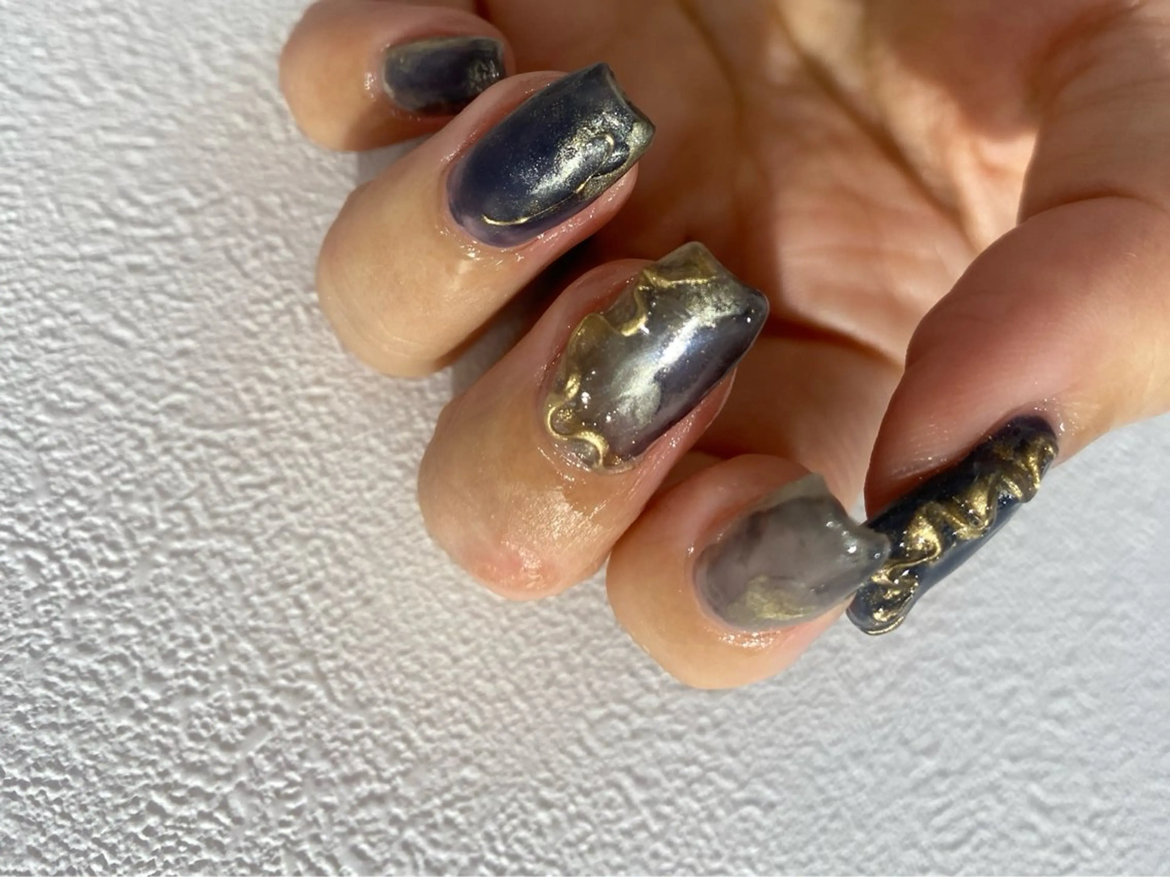 ネイル ハンドネイル NINEnami ニュアンスネイルのネイルデザイン