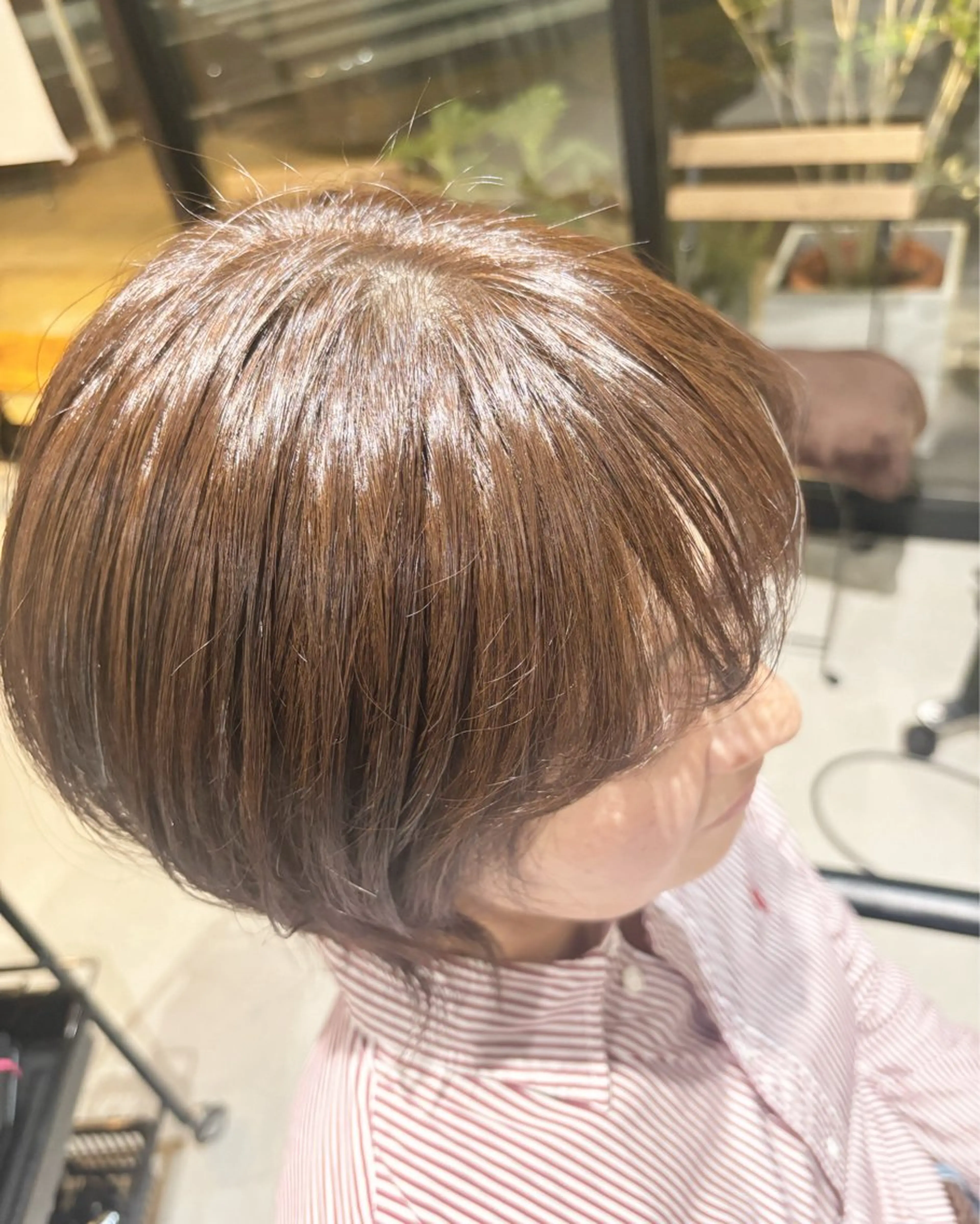 カラー 透明感カラー 竹内 えりこのヘアスタイル