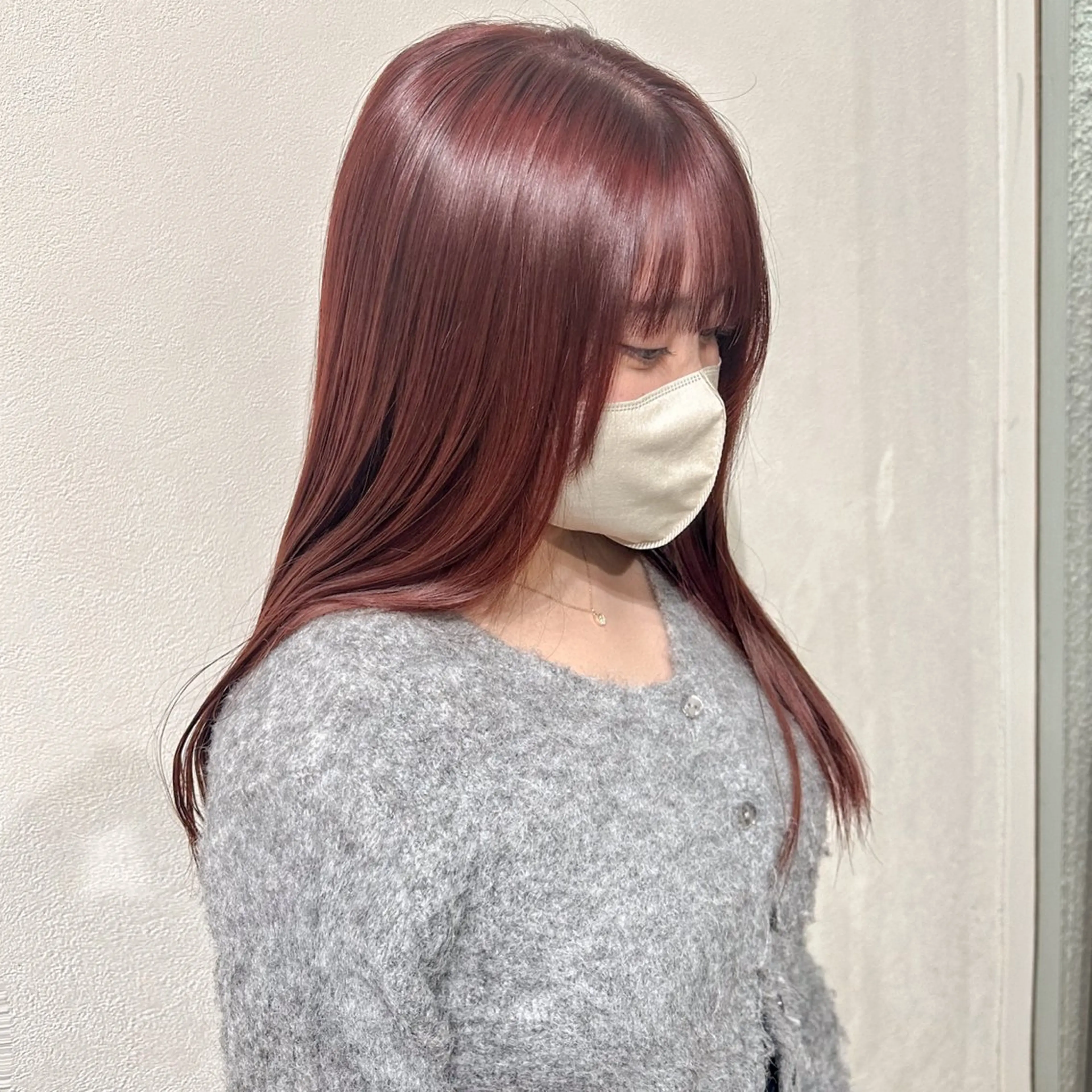 セミロング カラー ヘアカラー メンズ特化🏹カット パーマ/チヒロ🤍のヘアスタイル