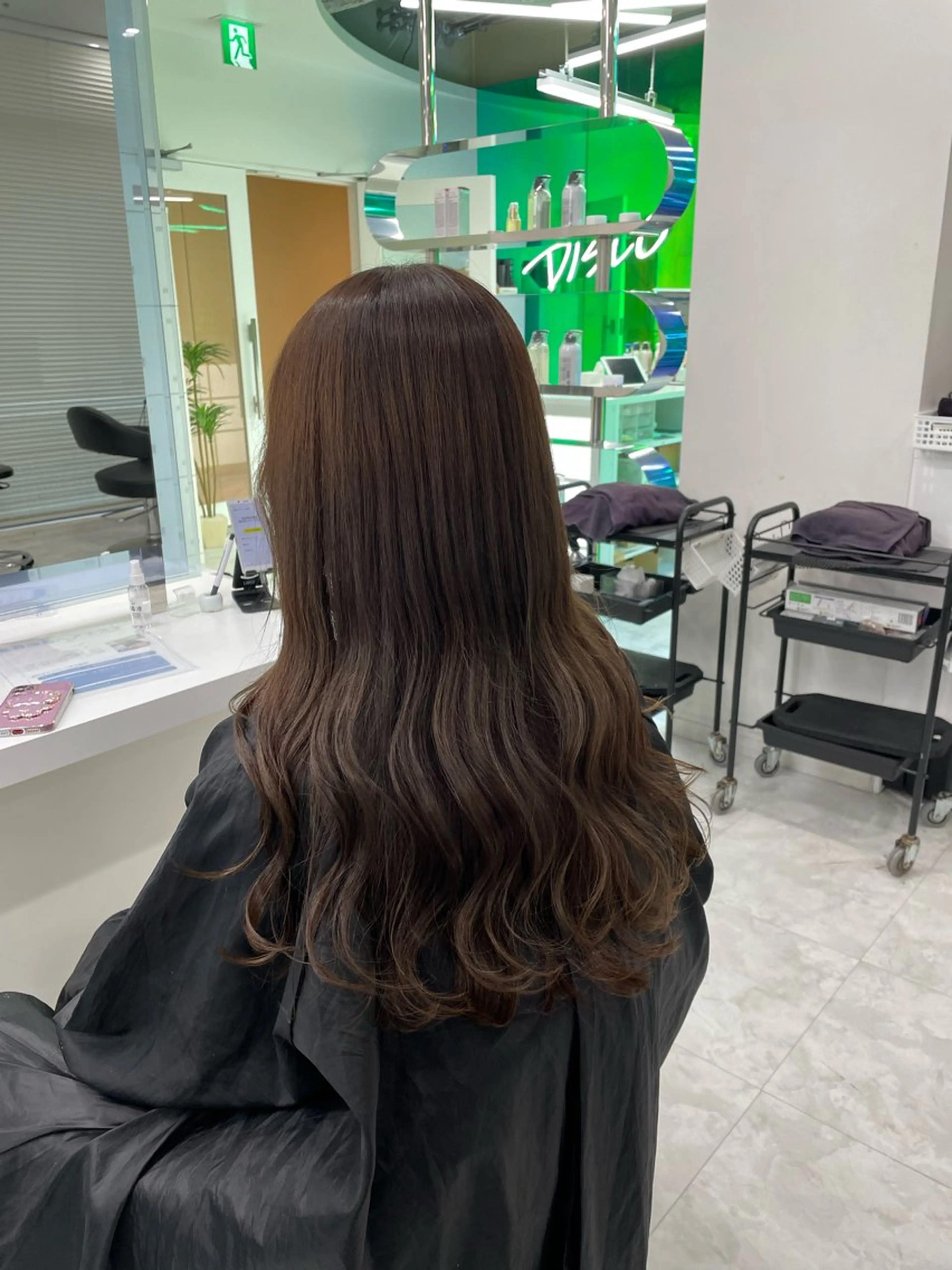 ロング カラー ブラウンカラー モカブラウン ヘアカラー トリートメント 💖トレンド夏 カラー💖FUTAのヘアスタイル
