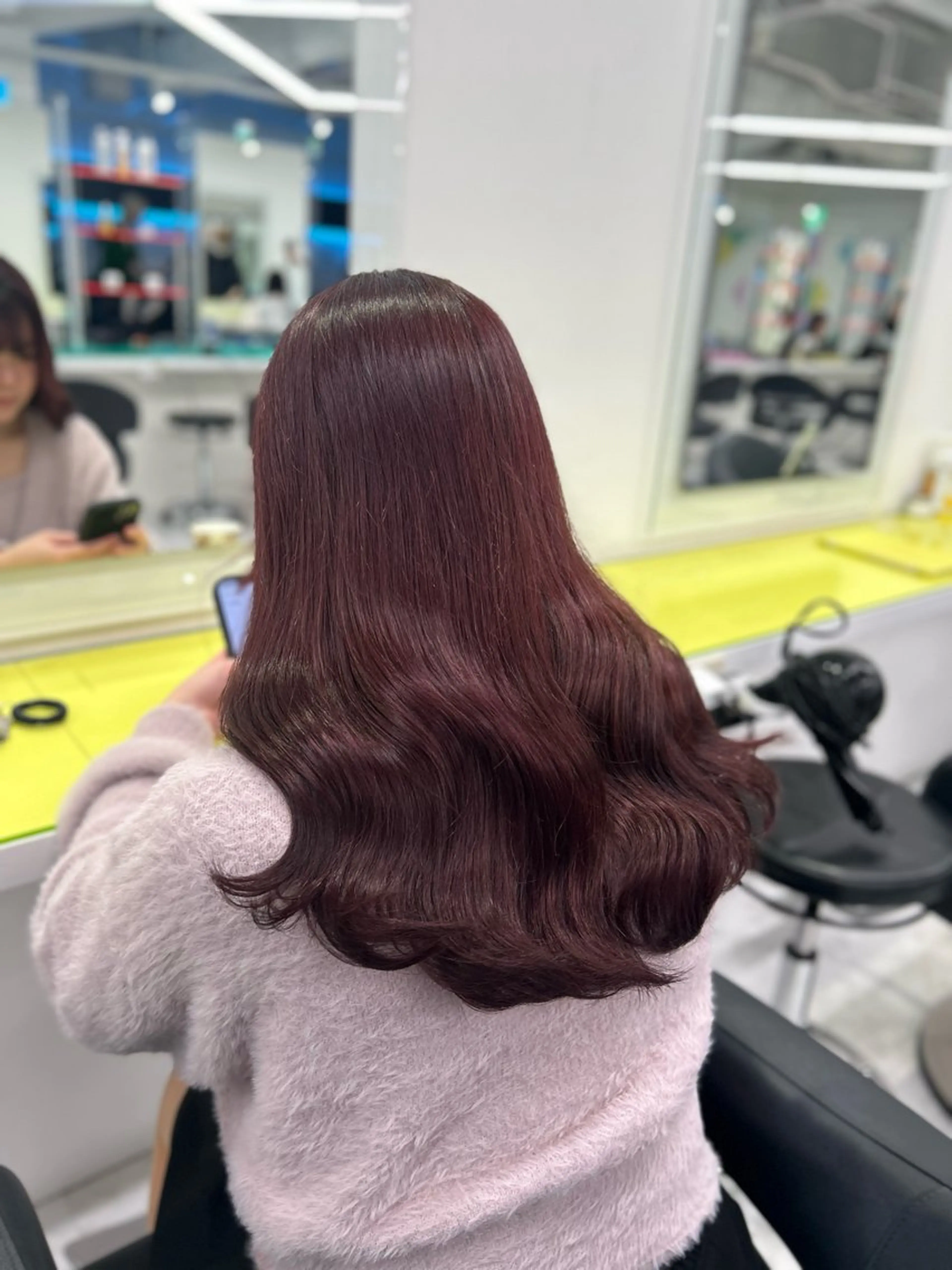 ロング カラー ヘアアレンジ Miwa🤍ダメージ レスカラー特化🦢のヘアスタイル