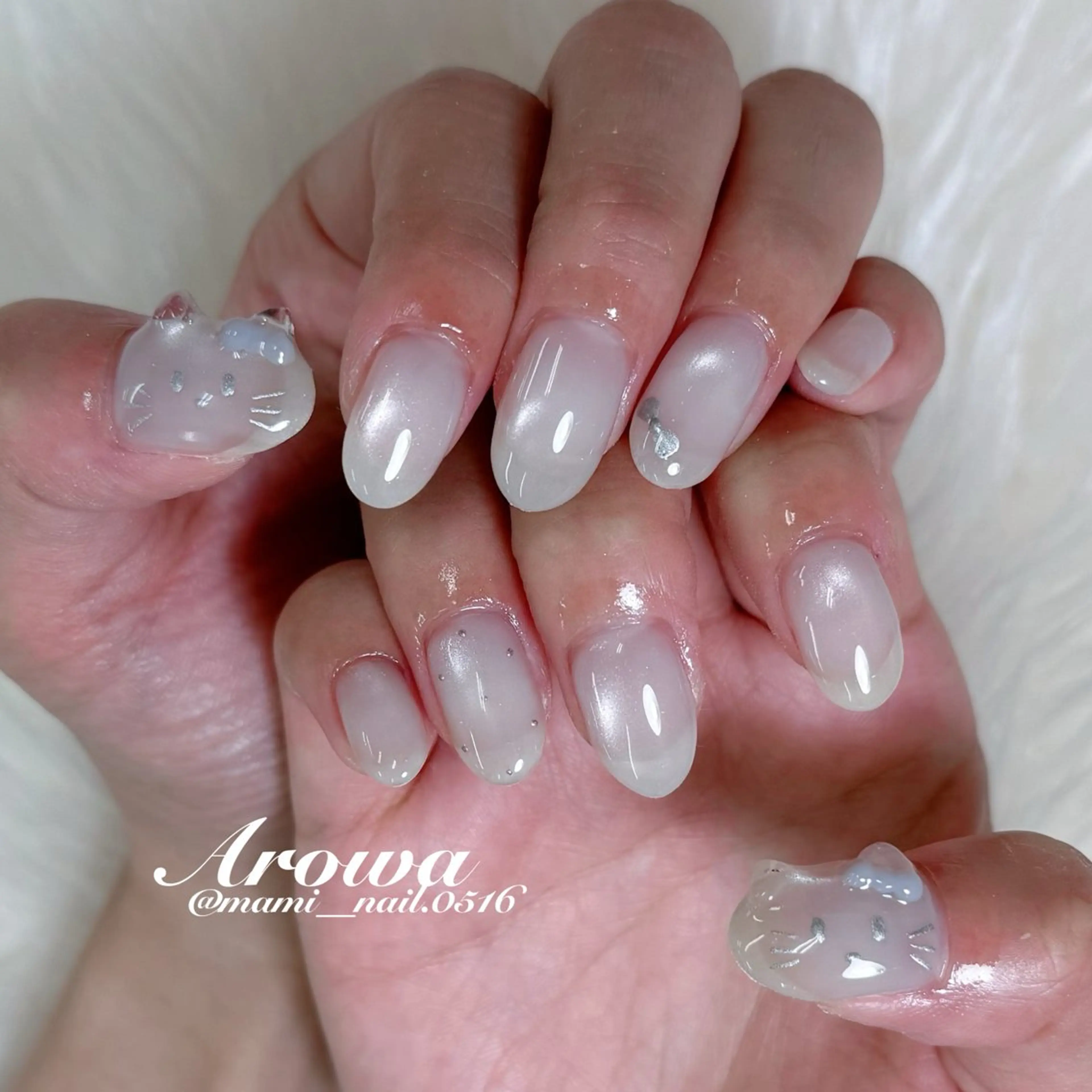 ネイル ハンドネイル Arowa まみのネイルデザイン