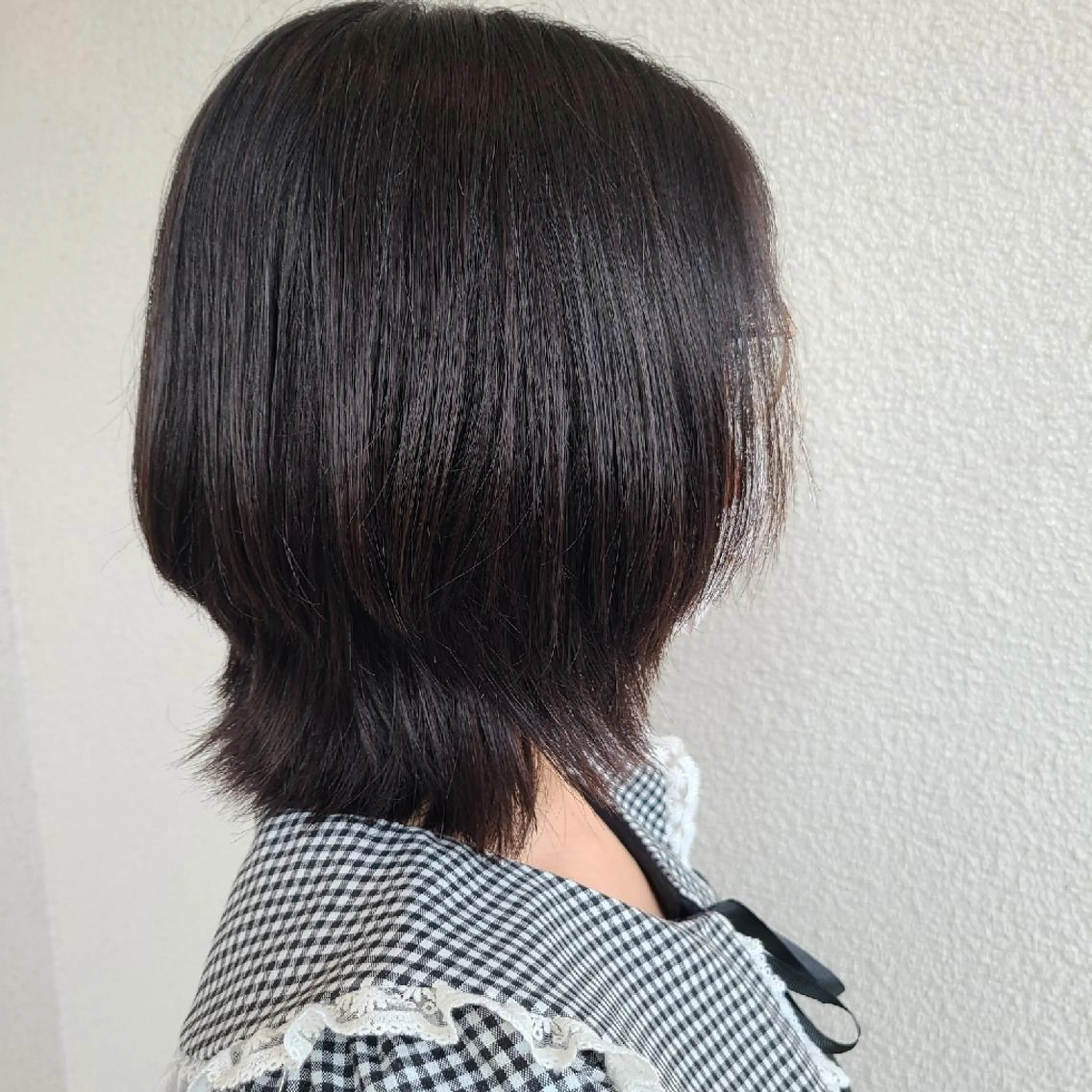 ミディアム くびれヘア トリートメント ウルフカット カット 縮毛矯正 Hazumi Ayanoのヘアスタイル