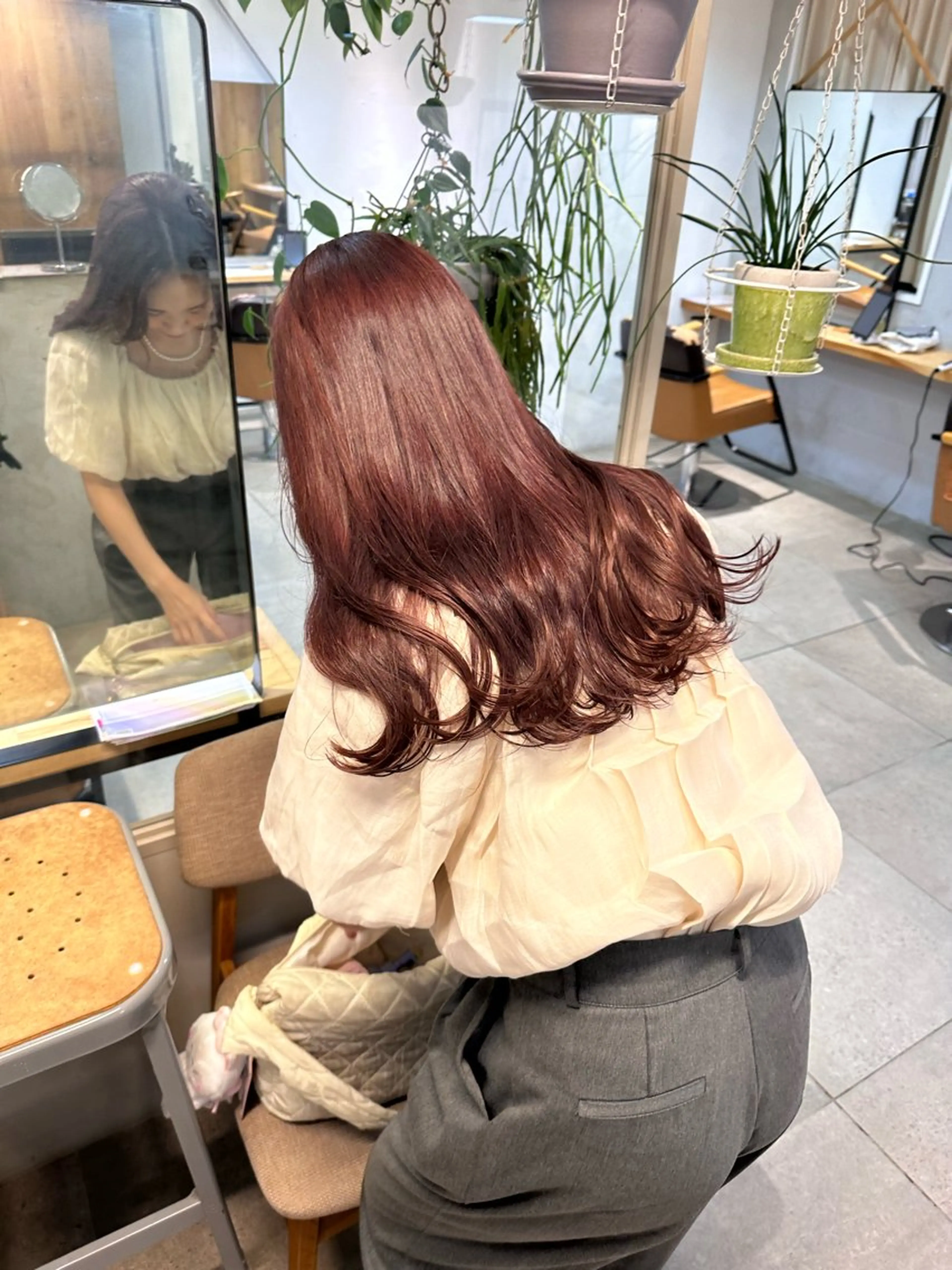 ロング カラー ブリーチ ハイトーンカラー ブリーチなしカラー ボブ ロング REINA☁️透明感 カラー/ぷつっと♡のヘアスタイル
