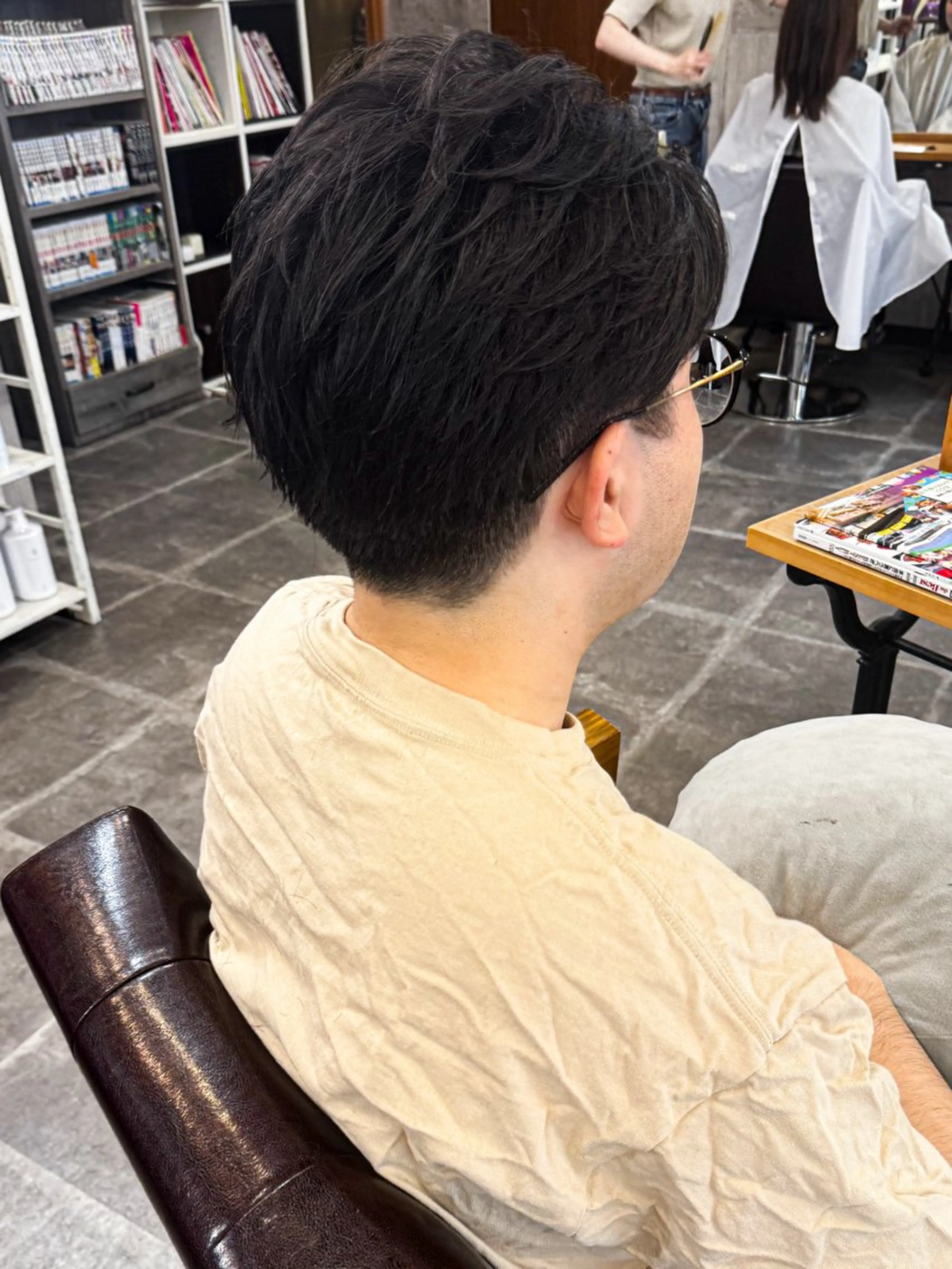 ショート パーマ メンズ amule hair ✂️山本　丈則✂️のヘアスタイル