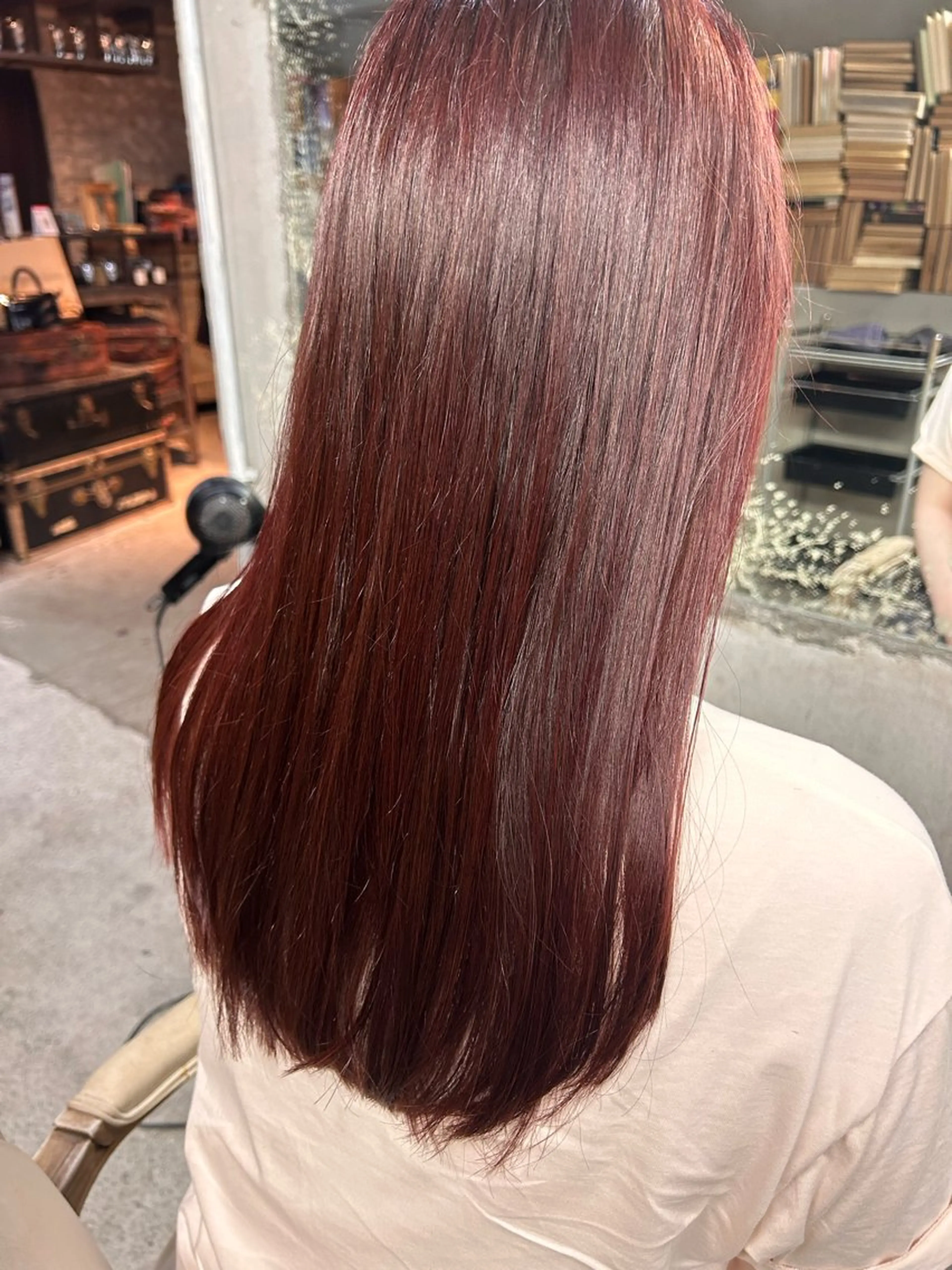 ミディアム カラー パーマ ヘアアレンジ お任せヘア☘️☘️ 及川渚のヘアスタイル