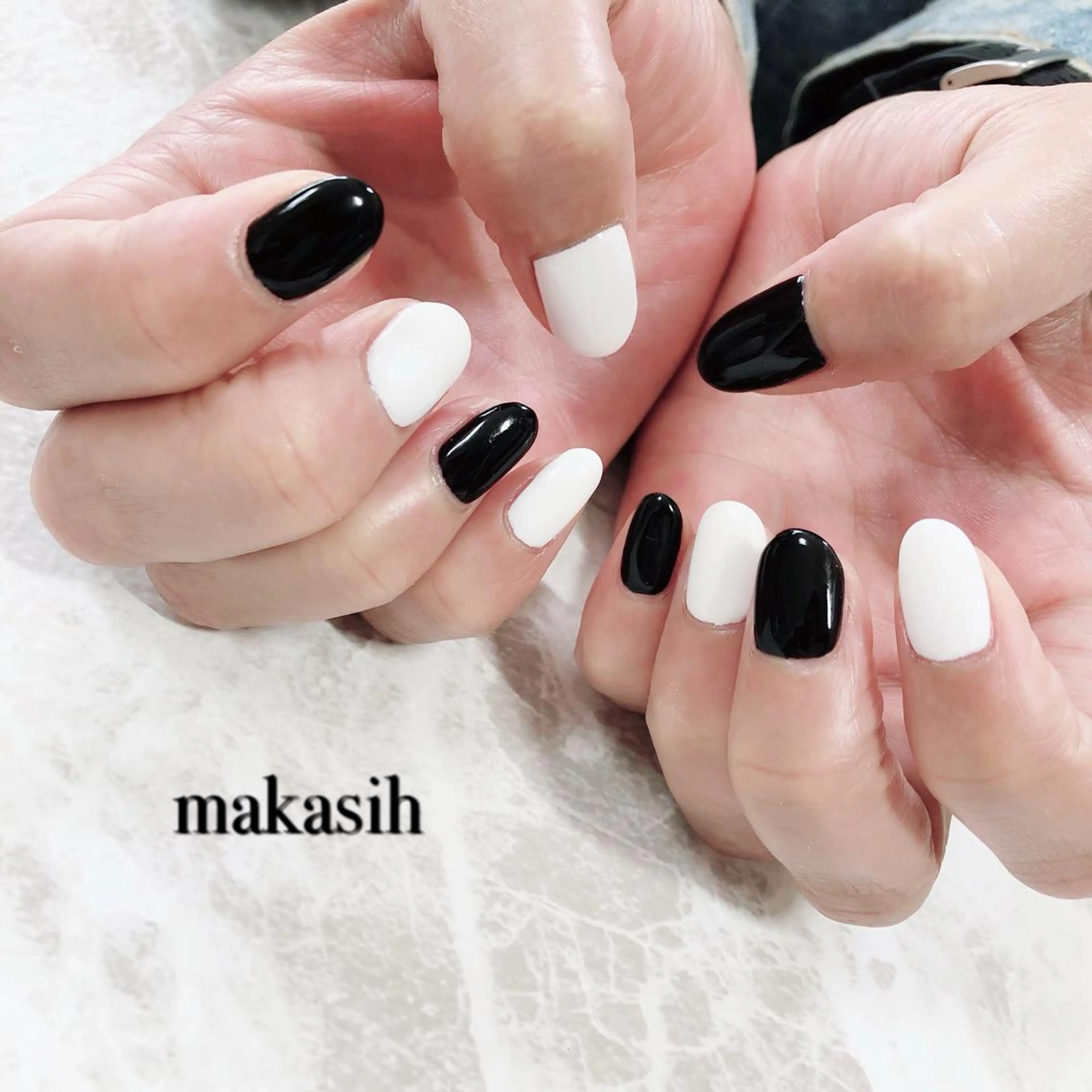 ネイル ワンカラーネイル シンプルネイル 濱田 美菜子のエステ・リラクイメージ