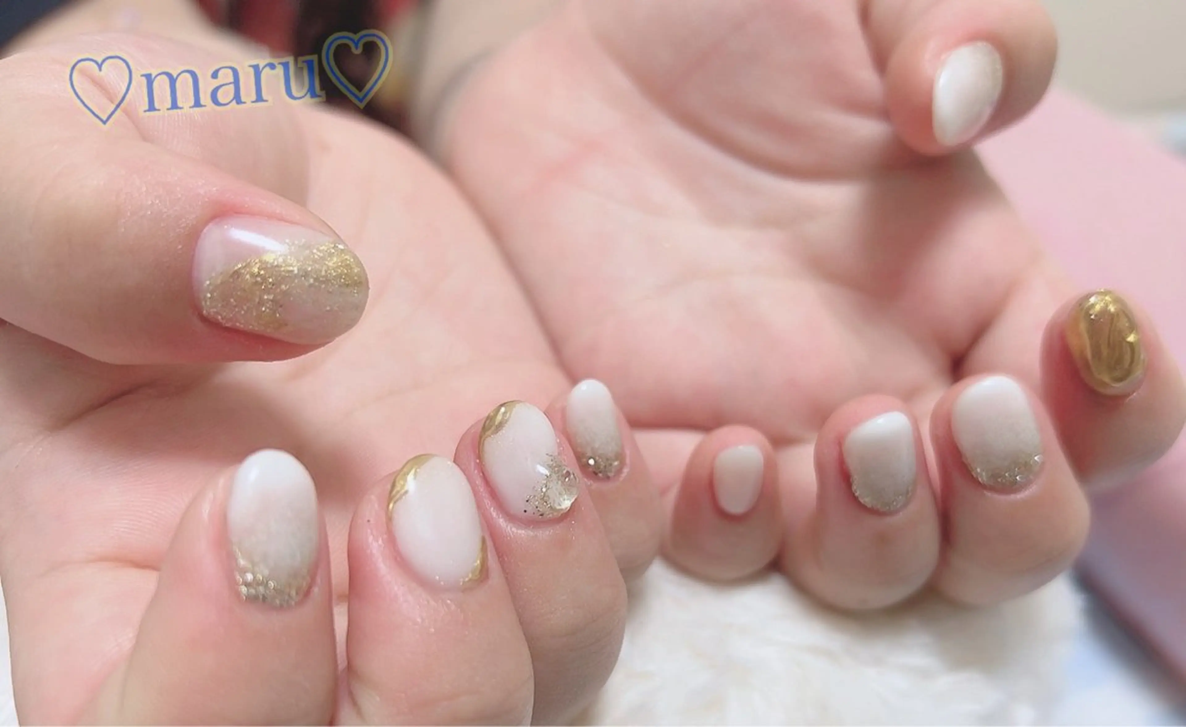 ネイル ハンドネイル フットネイル まるみ♡8/25- 31お休み🙇‍♀️のネイルデザイン