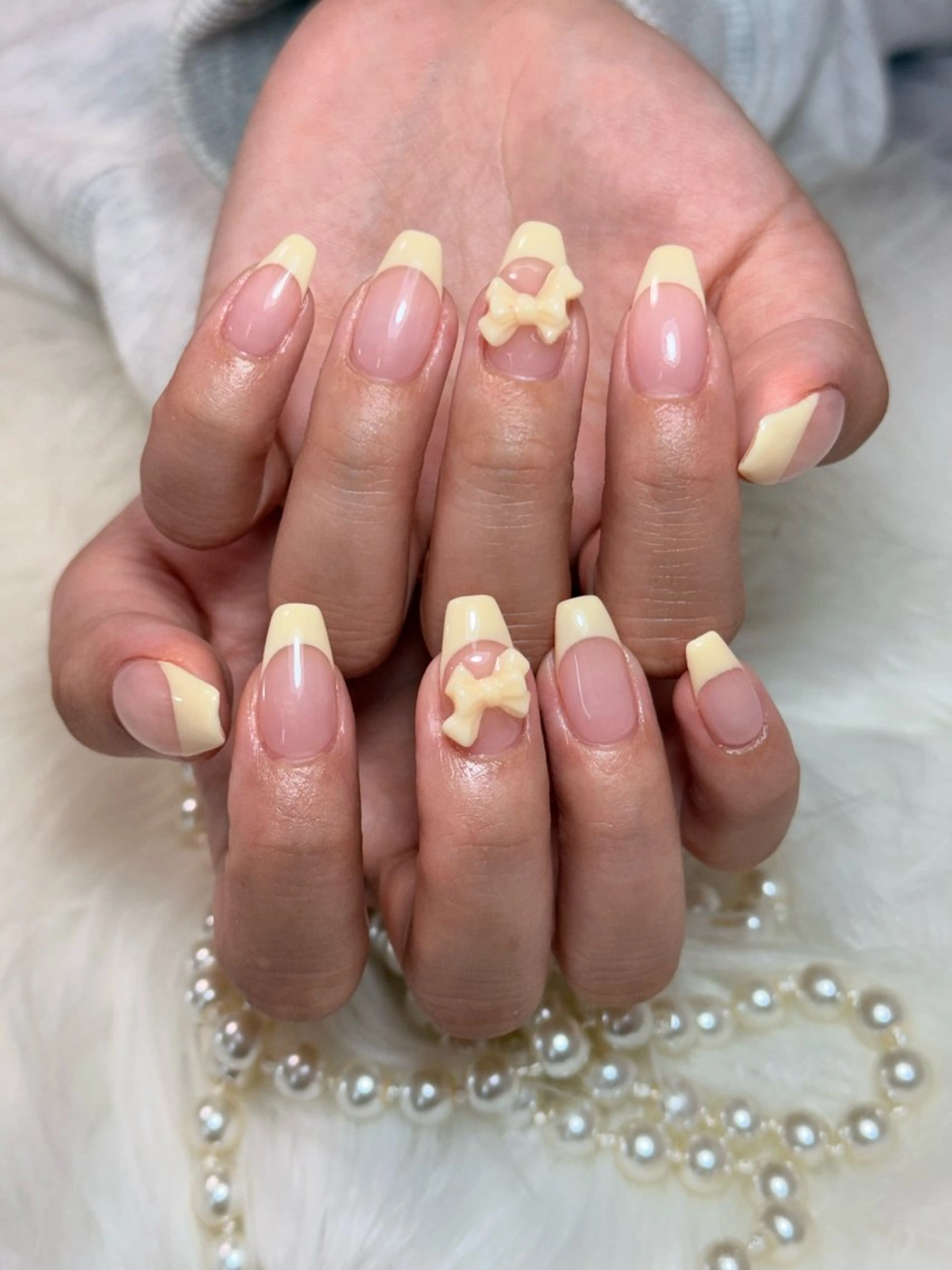 ネイル フレンチネイル ハンドネイル 佐藤 ゆみのネイルデザイン