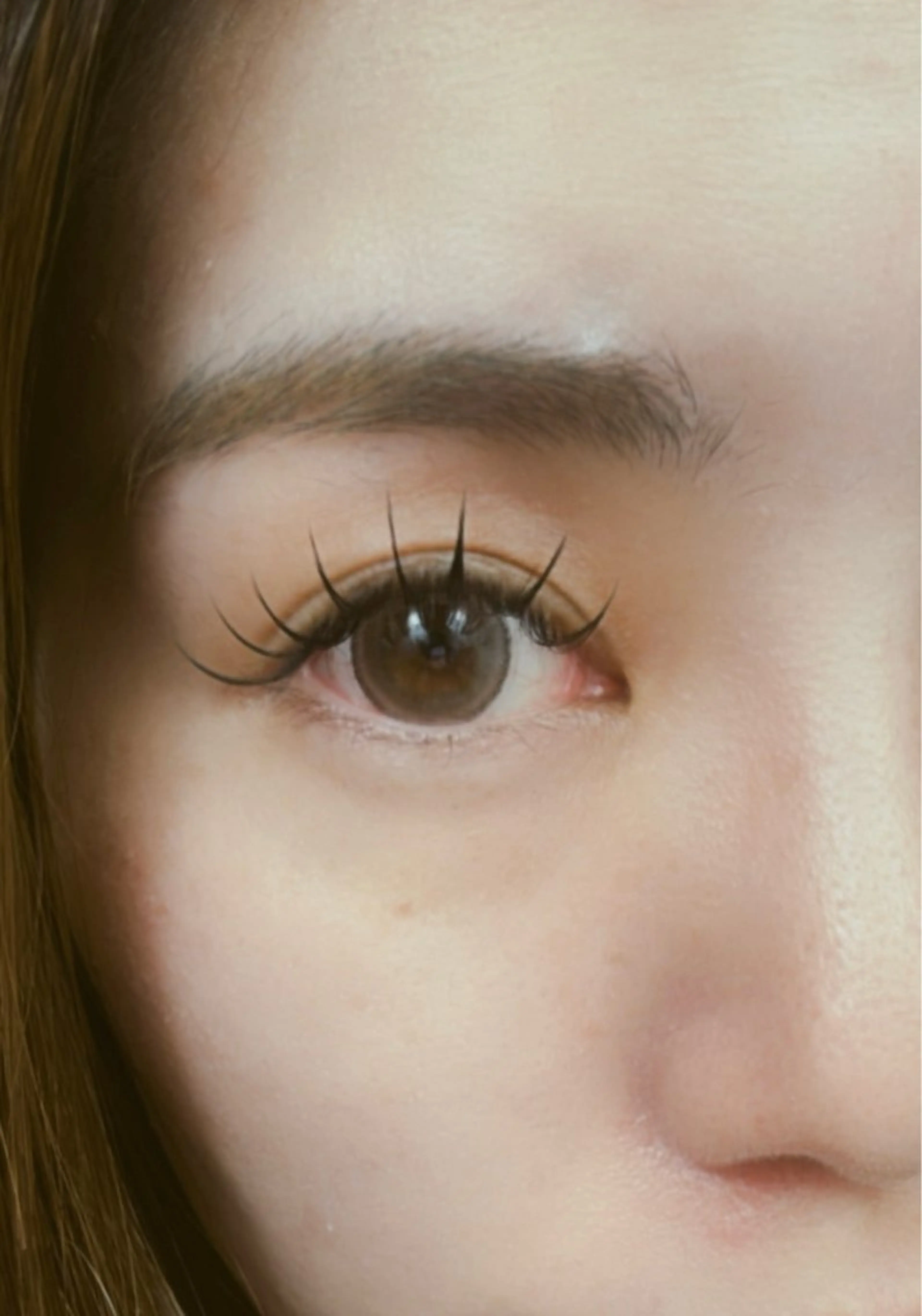 マツエク・マツパ 束感まつ毛 ナチュラル Eye AVANCE. あべのルシアス店所属・avance🎀 束感👀yukaの眉毛・アイブロウイメージ