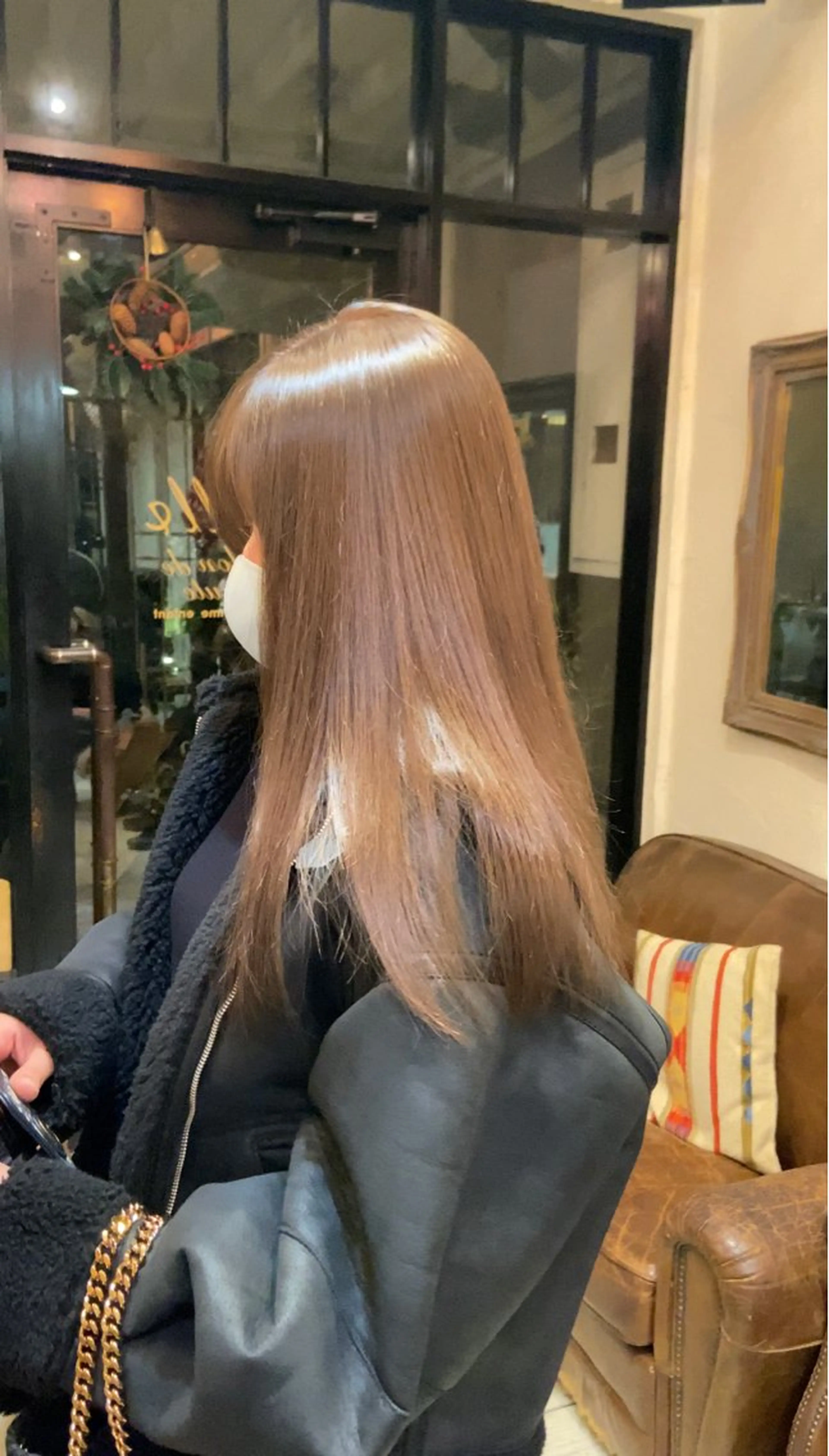 ロング カラー ブラウンカラー オリーブブラウン カット ヘアカラー トリートメント ダメージレス美容師 🌱水島侑理のヘアスタイル