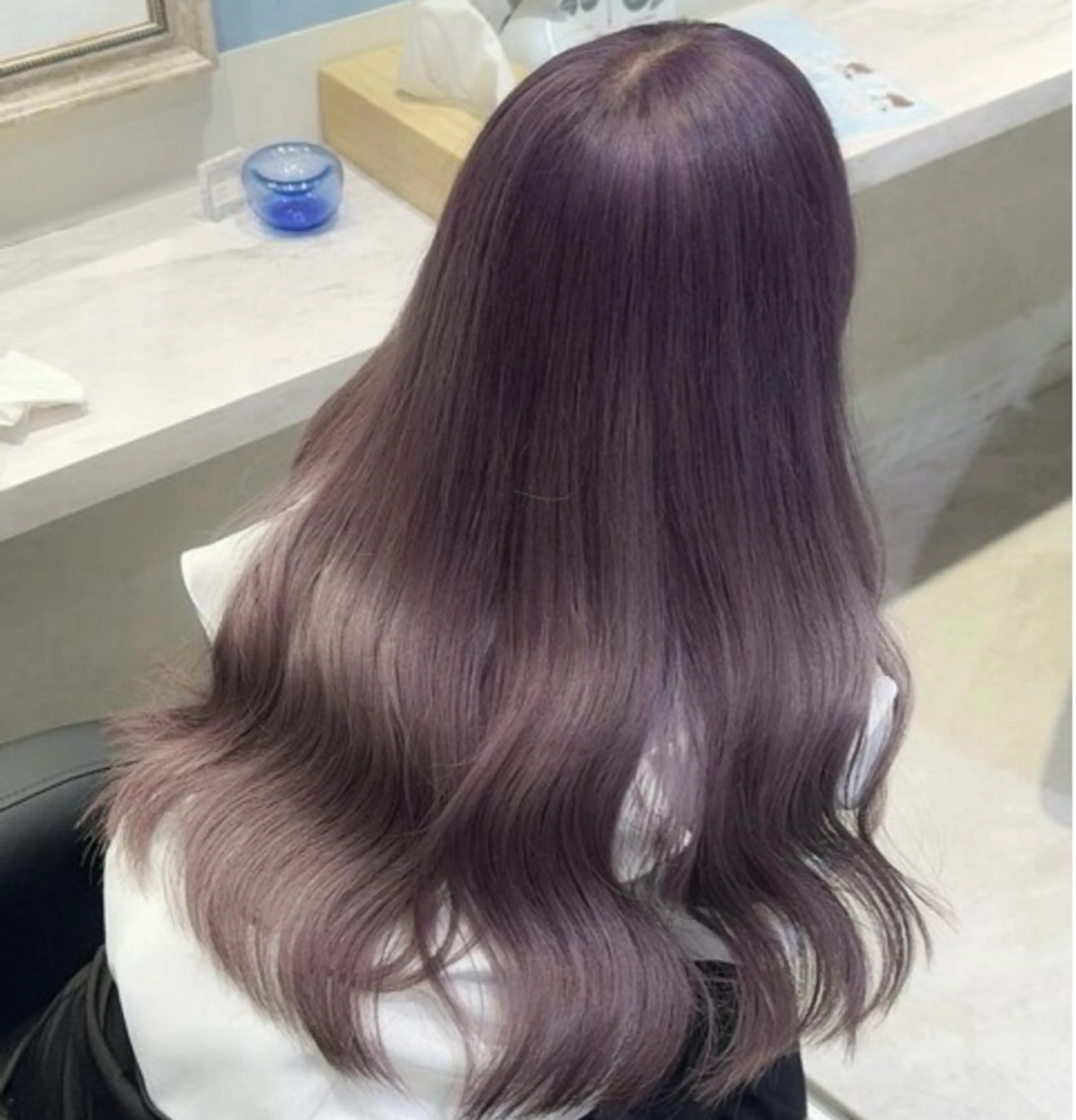 ロング カラー ブリーチ ラベンダーカラー ロング 🦋ブリーチカラー/ 専門Aya💖のヘアスタイル