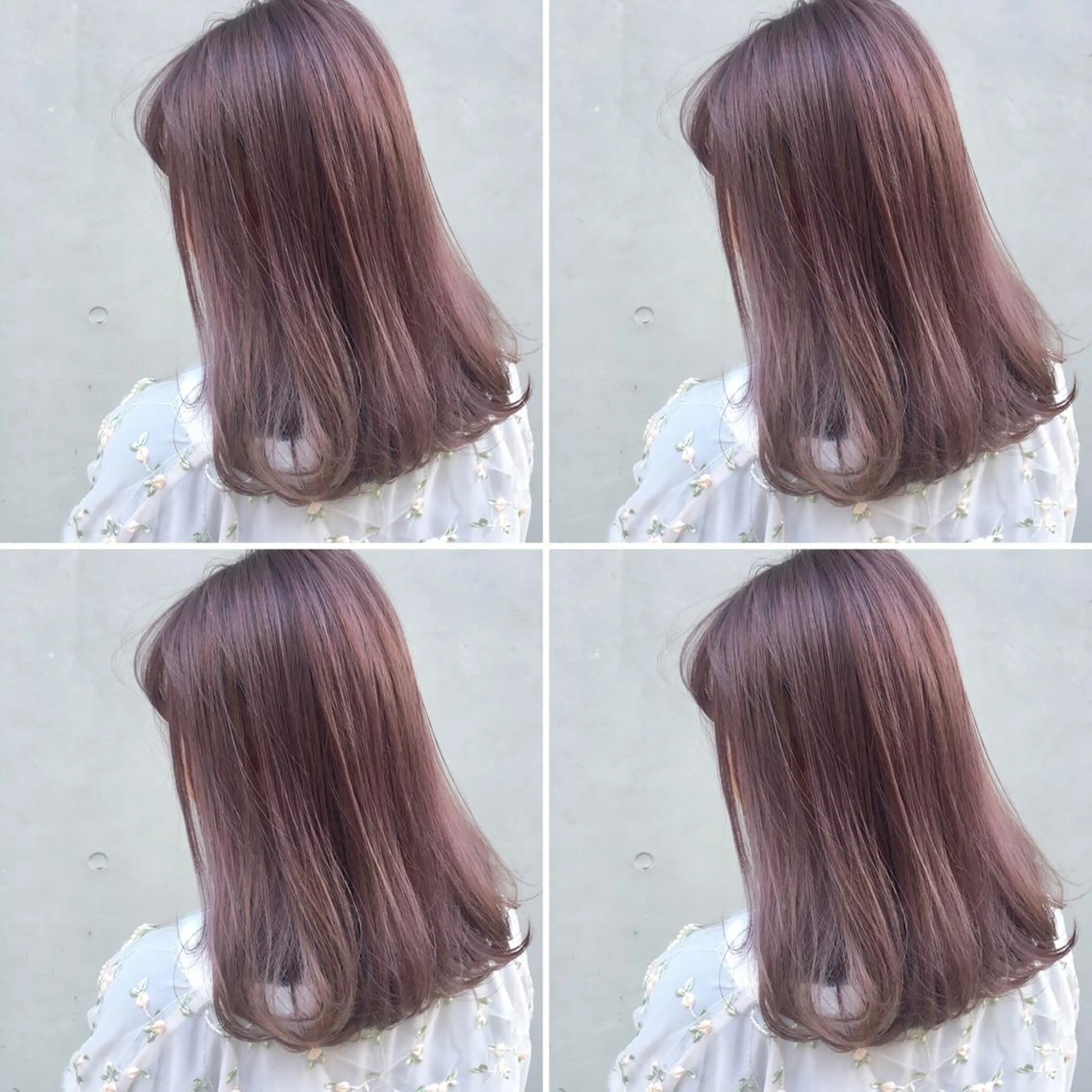 ミディアム カラー アディクシーカラー アクアカラー バレイヤージュ ブリーチ ケアブリーチ 【美髪矯正】【スト カール】小野村翔太のヘアスタイル