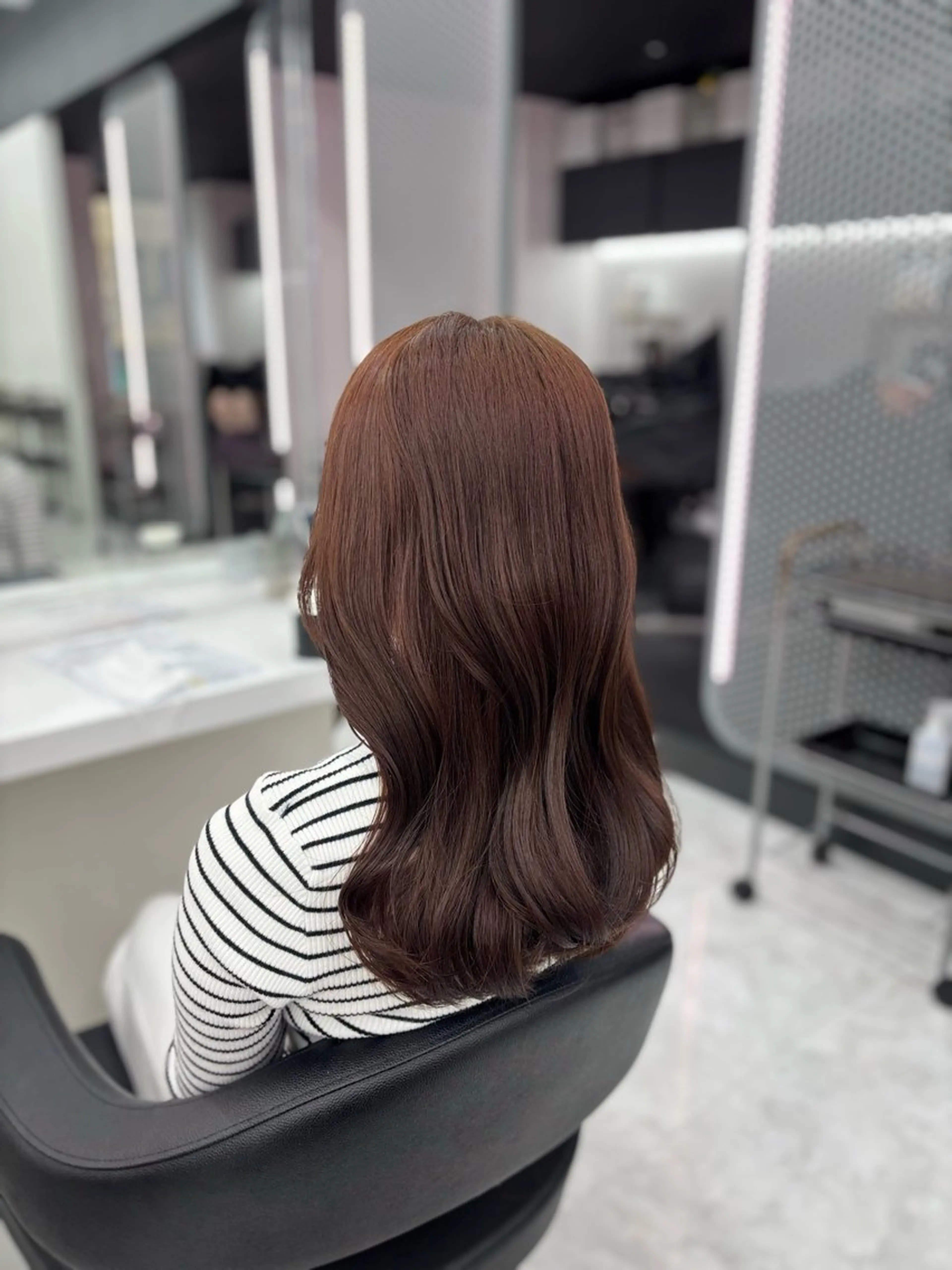 ロング カラー ヘアカラー 🤍レイヤー/顔周り 暖色hirari🤍のヘアスタイル