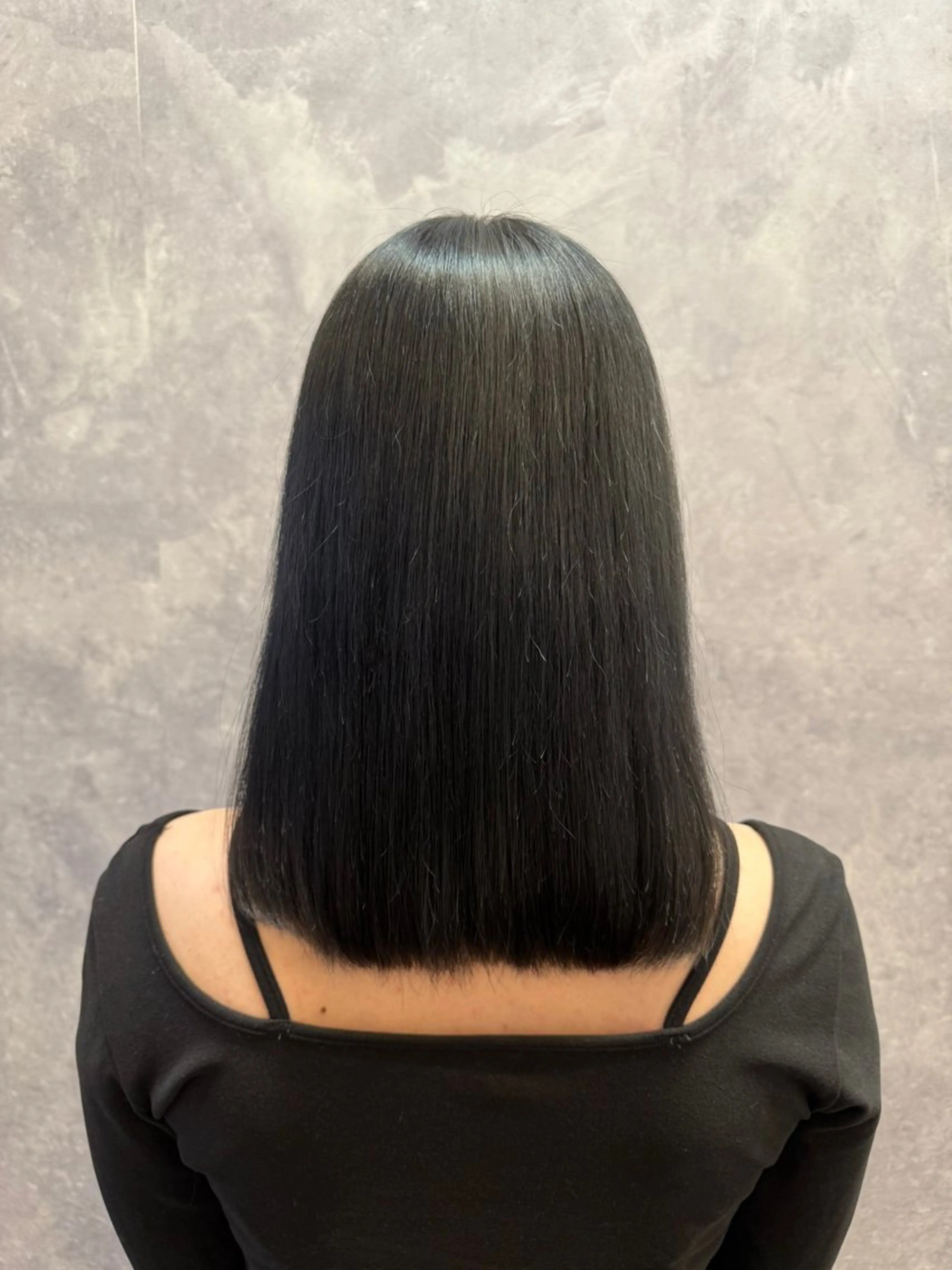 セミロング カット ヘアカラー トリートメント 宮崎 風花のヘアスタイル