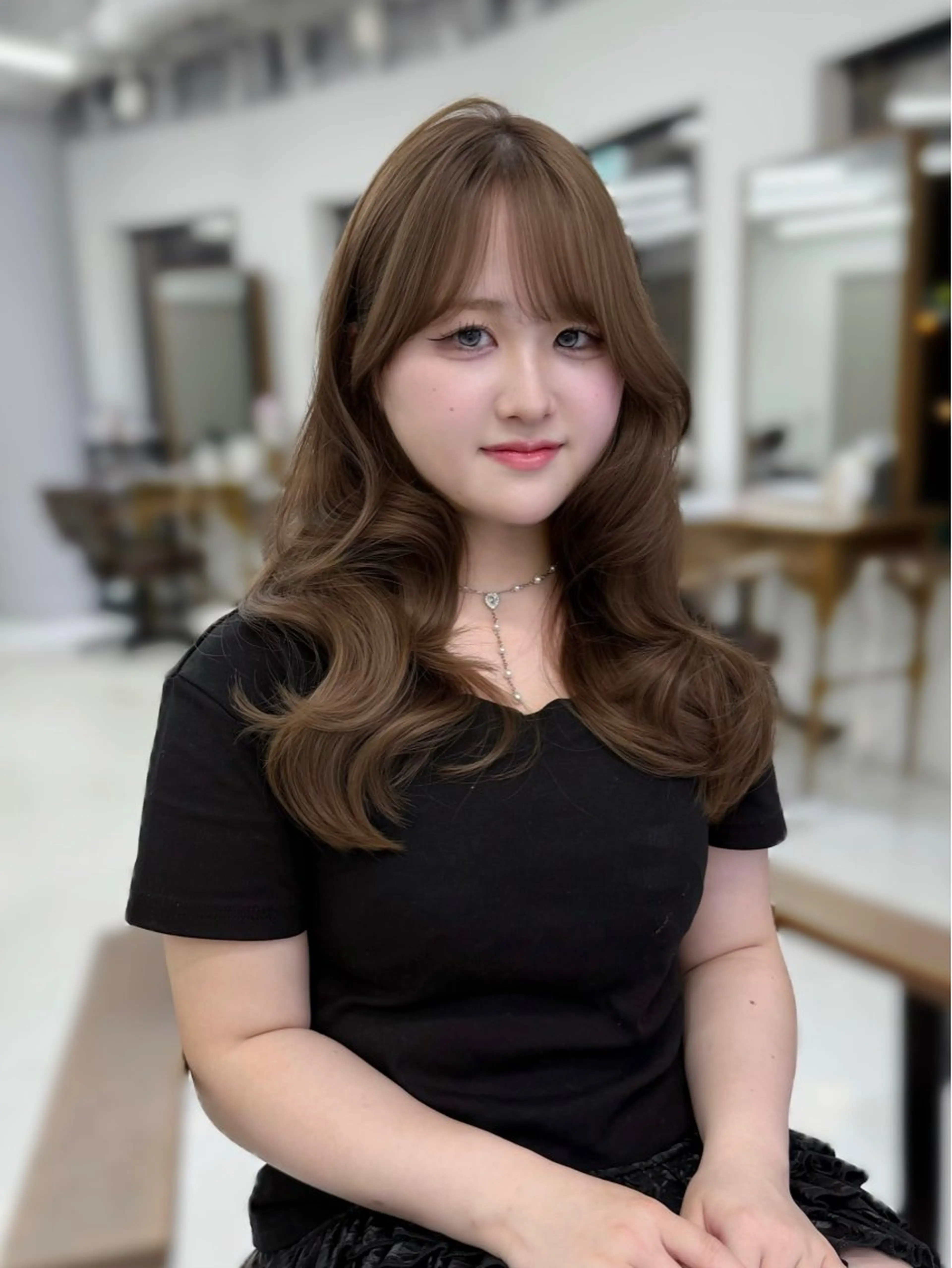 ロング カラー カット ヘアカラー 韓国ヘア×髪質改善 /yoshikaのヘアスタイル