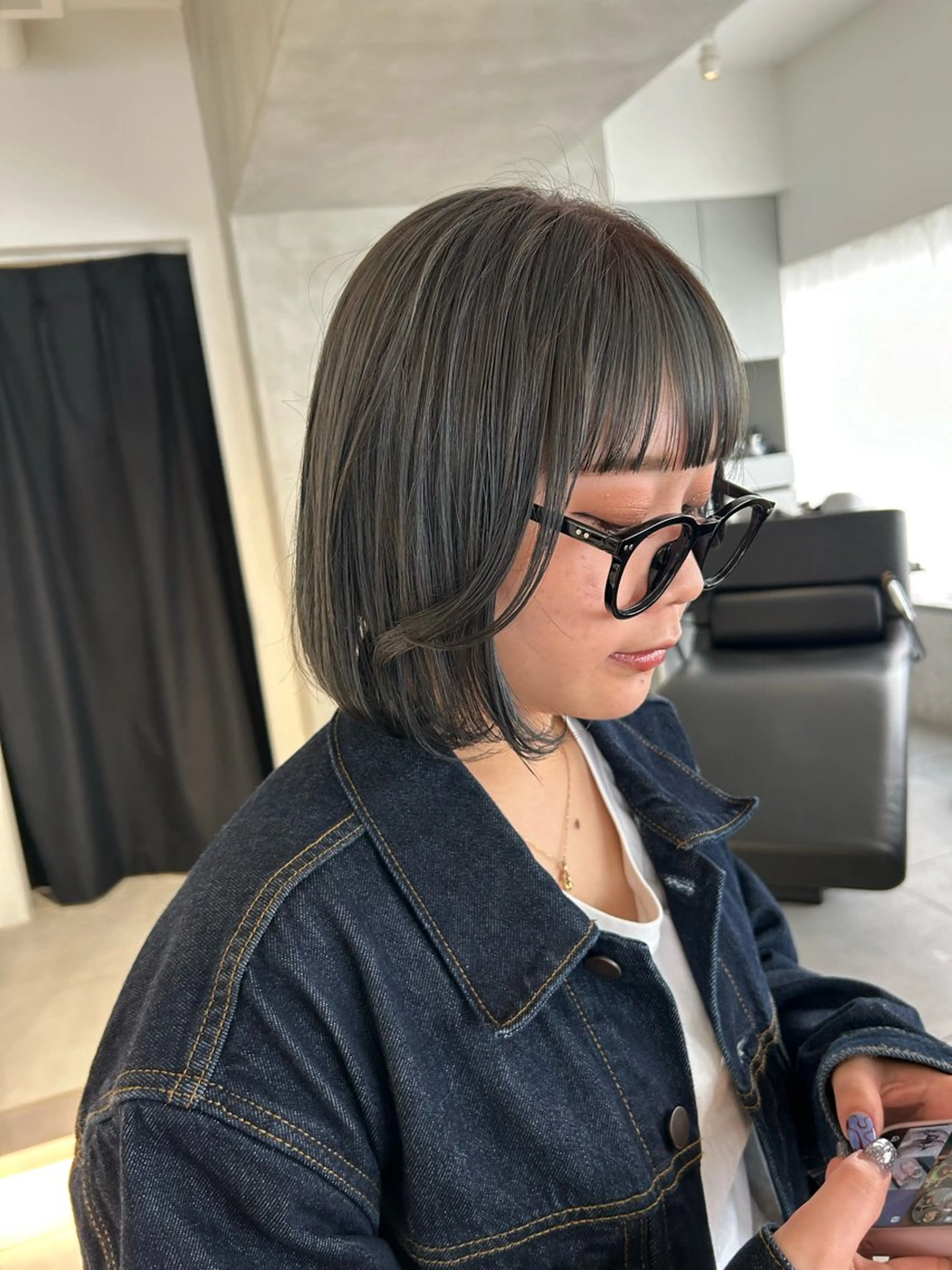 ショート 🪞透け感hair 🪞honokaのヘアスタイル