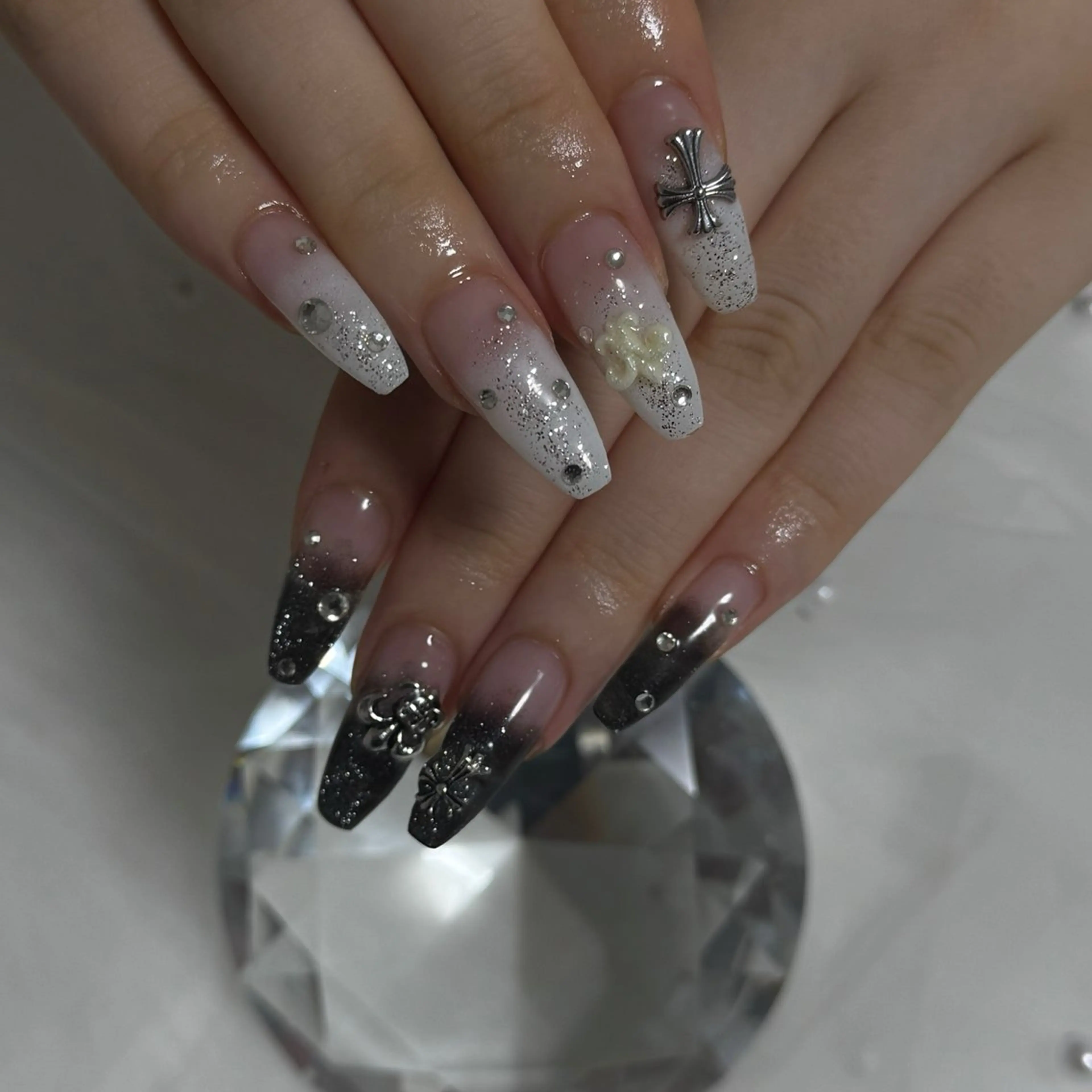 ネイル おそろいネイル 持ち込み ハンドネイル SunnyBear nailのネイルデザイン