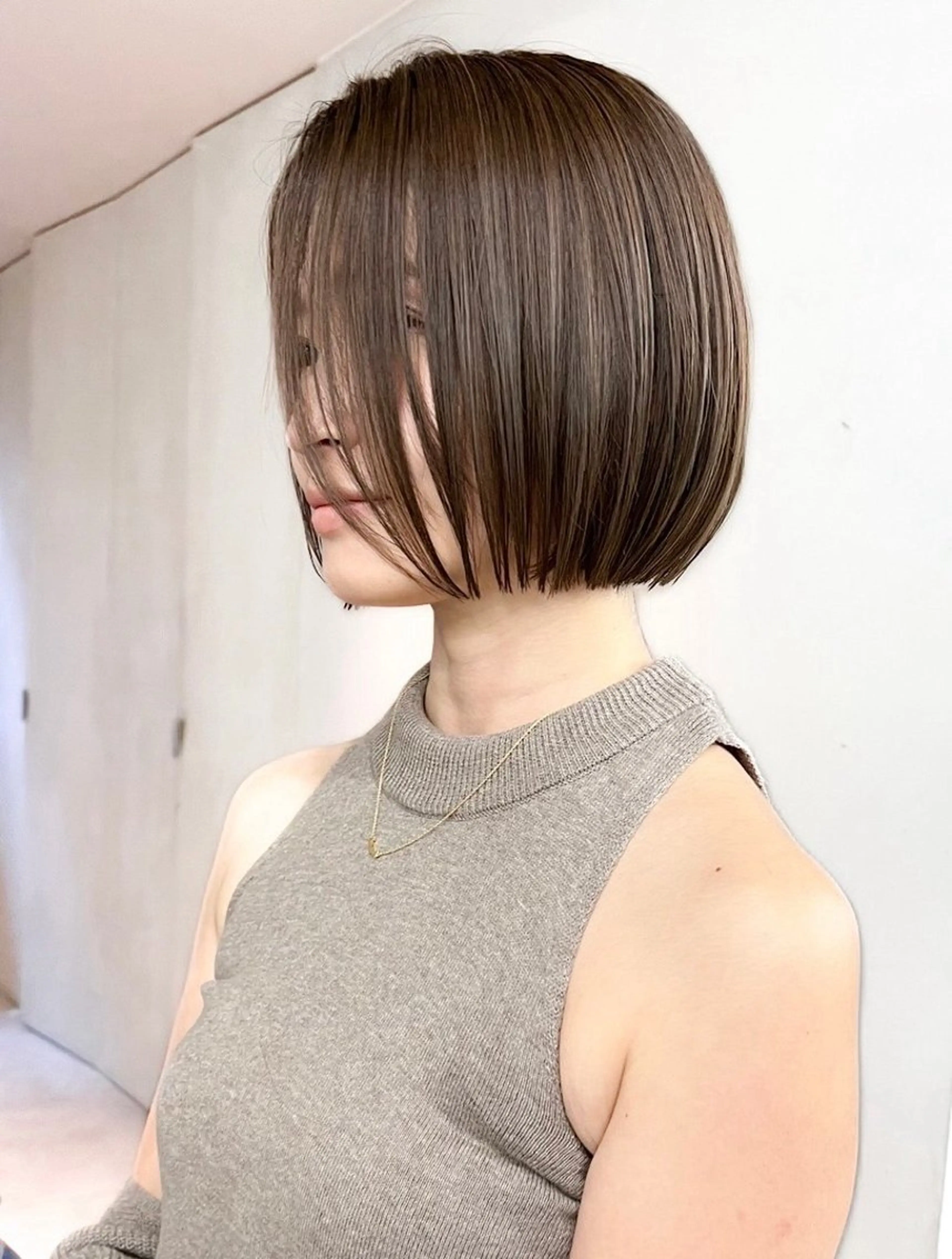 ミディアム カラー カット ヘアカラー ハイライトNo.1☆ ゆうのヘアスタイル