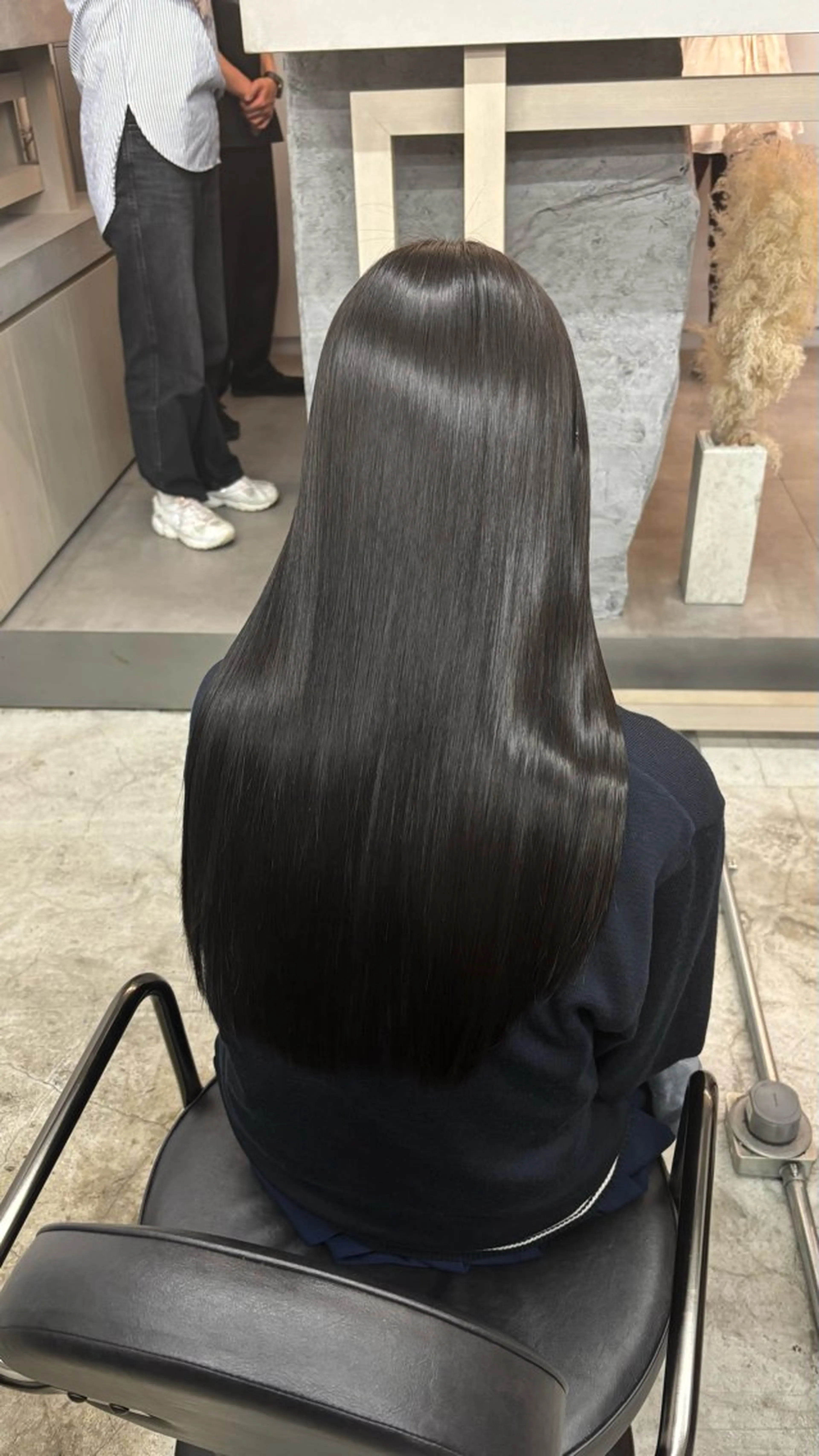 ロング 髪質改善 トリートメント ヘアカラー トリートメント Masu カラーモデル募集💫のヘアスタイル