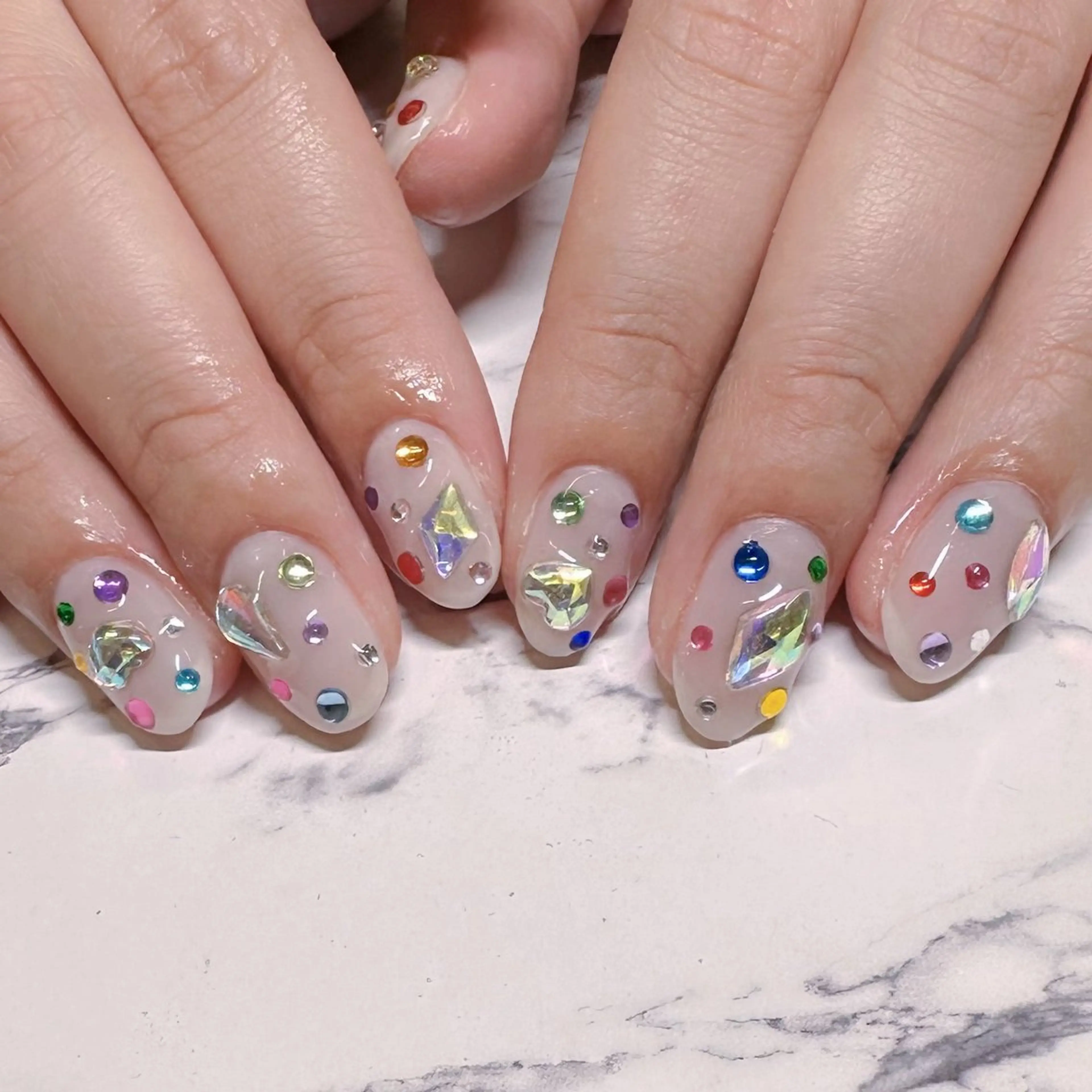 ネイル ハンドネイル I_p4ce所属・I_p4ce 🍊あい🍊のネイルデザイン