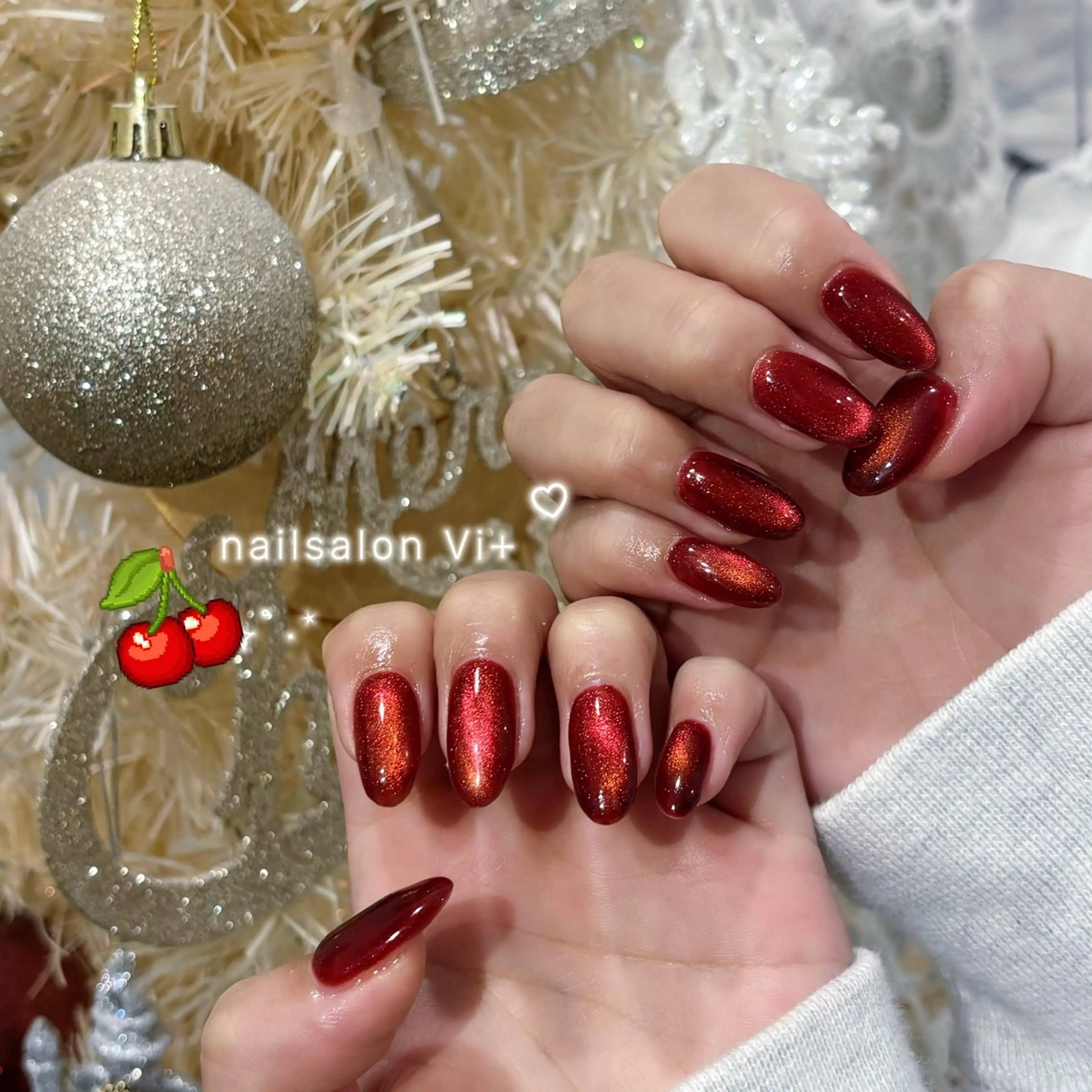 人気no.1👑マグネット&フラッシュネイルコース🎀の写真