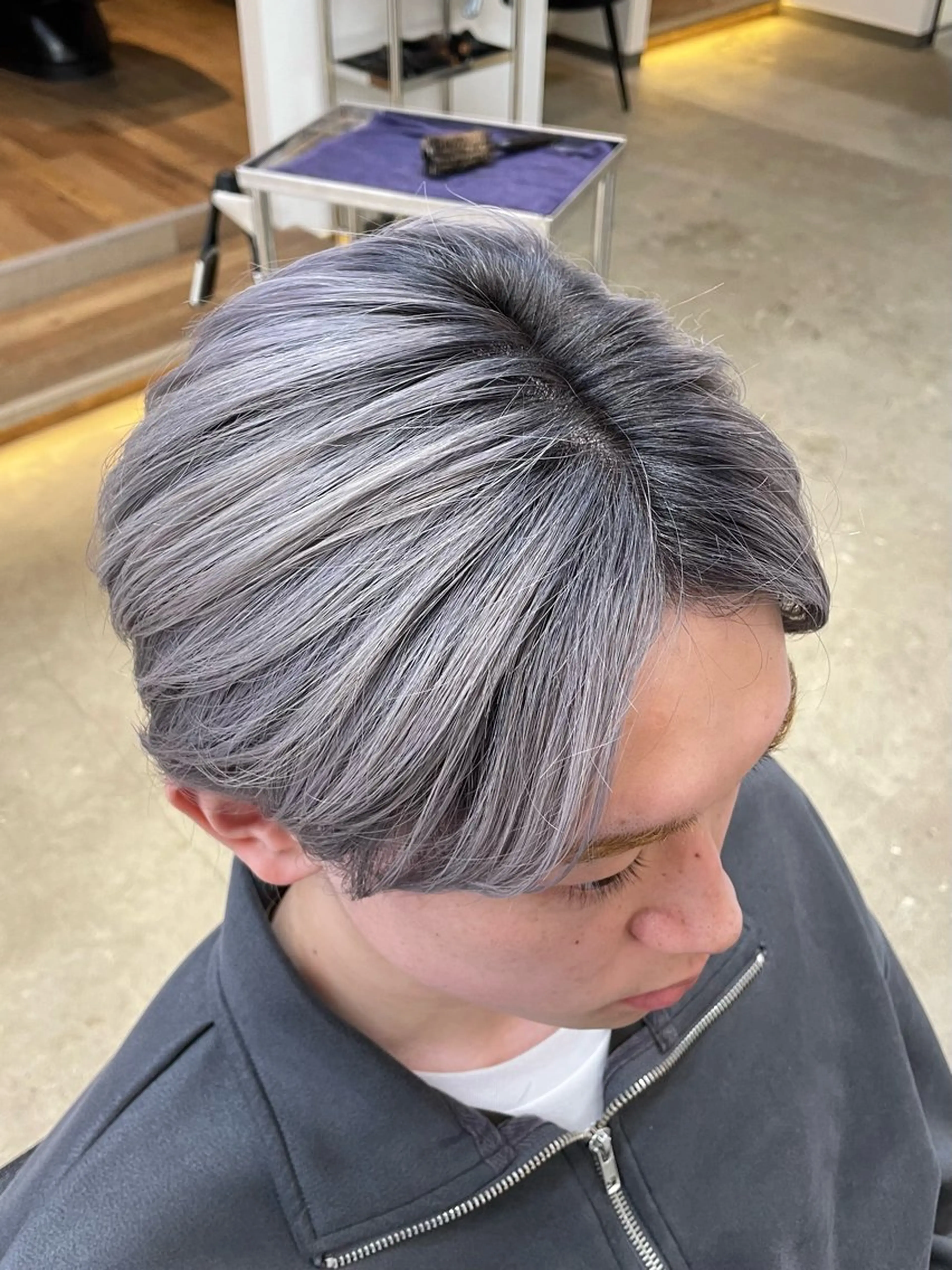 ショート カラー メンズ Hair salon HAL所属・佐藤 栄輔のヘアスタイル