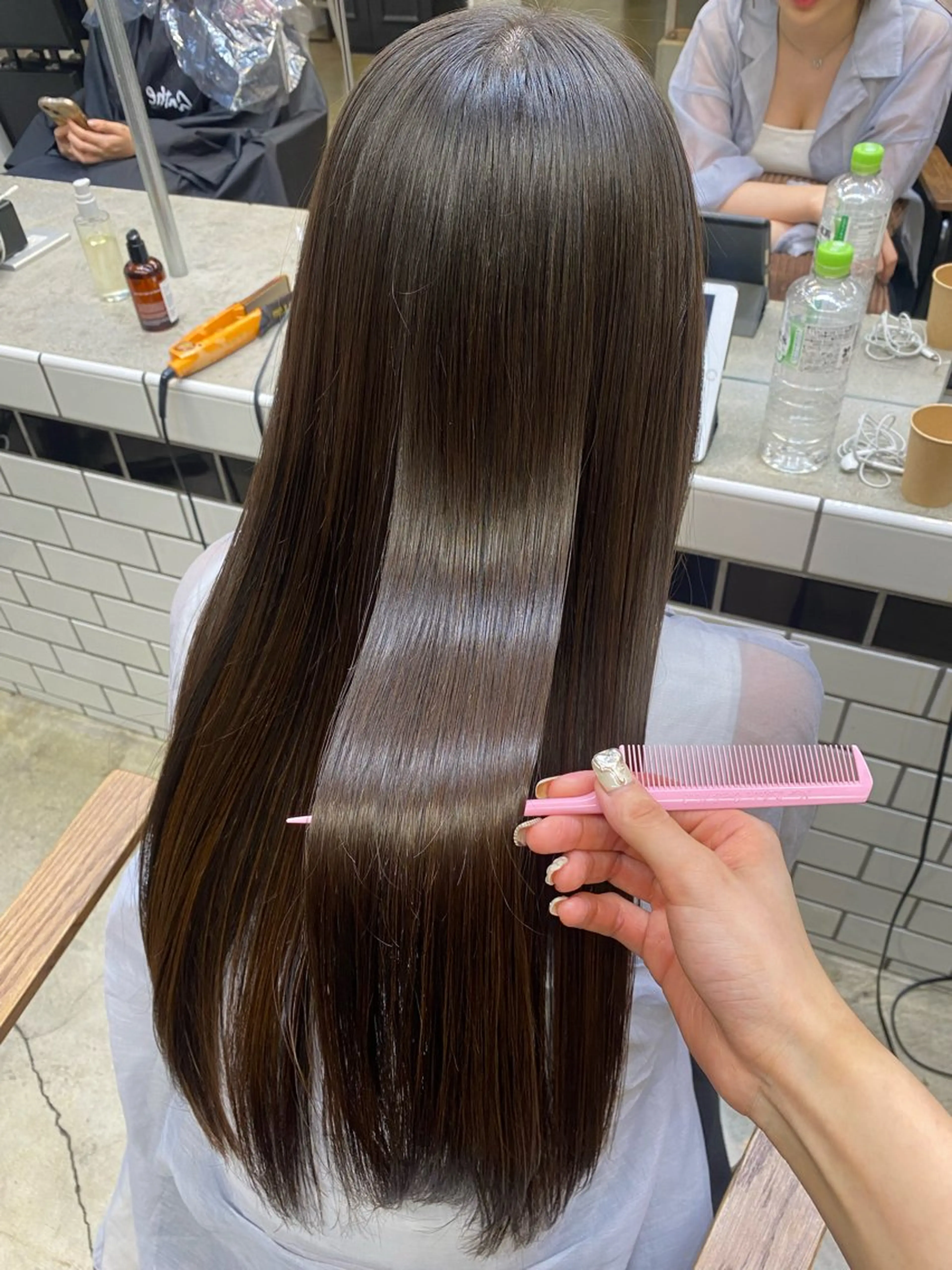 ✨うる艶縮毛矯正✨➕💫外部補修1stepトリートメント💫の写真