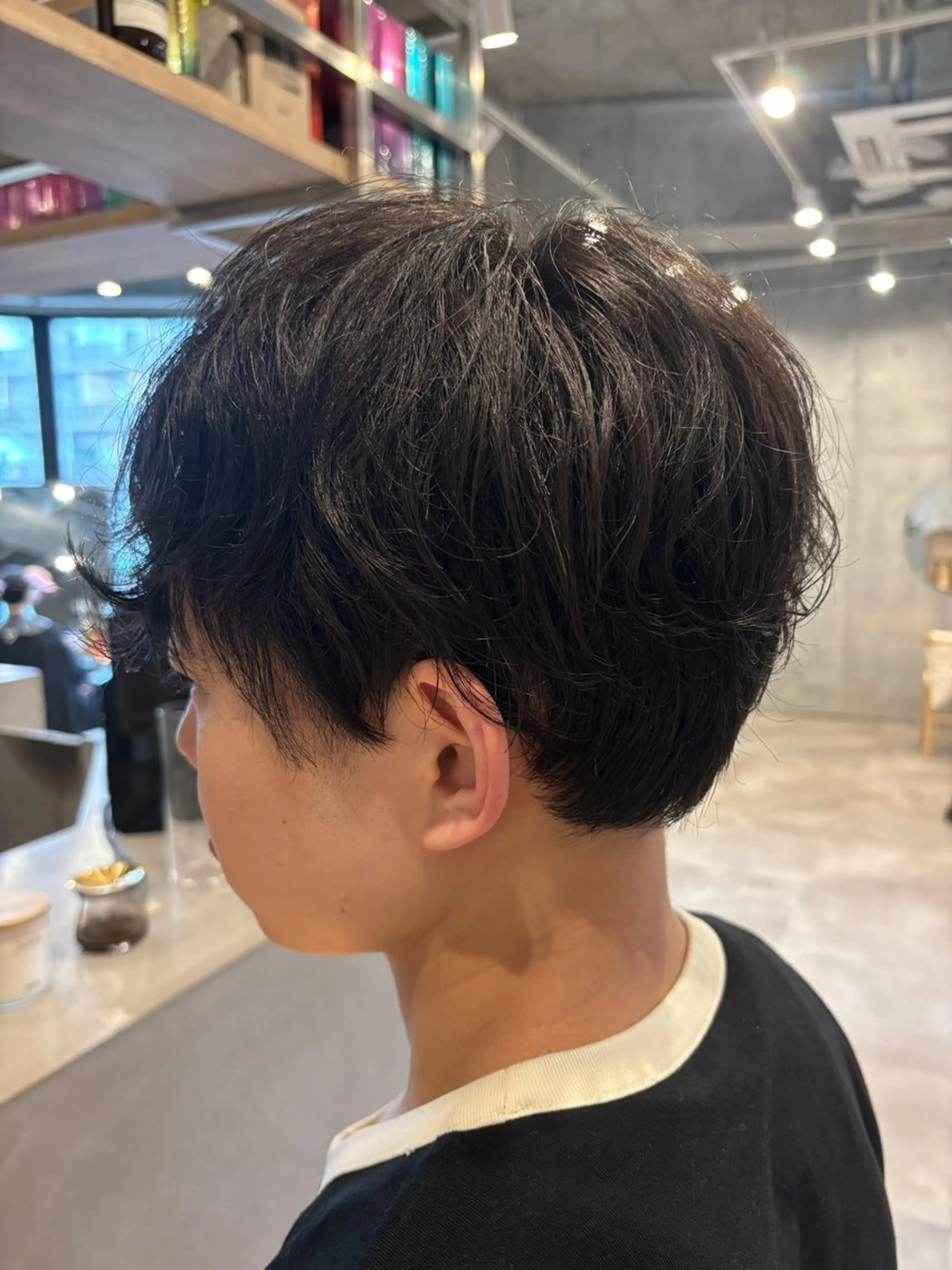 パーマ ニュアンスパーマ たなき ゆうかのヘアスタイル