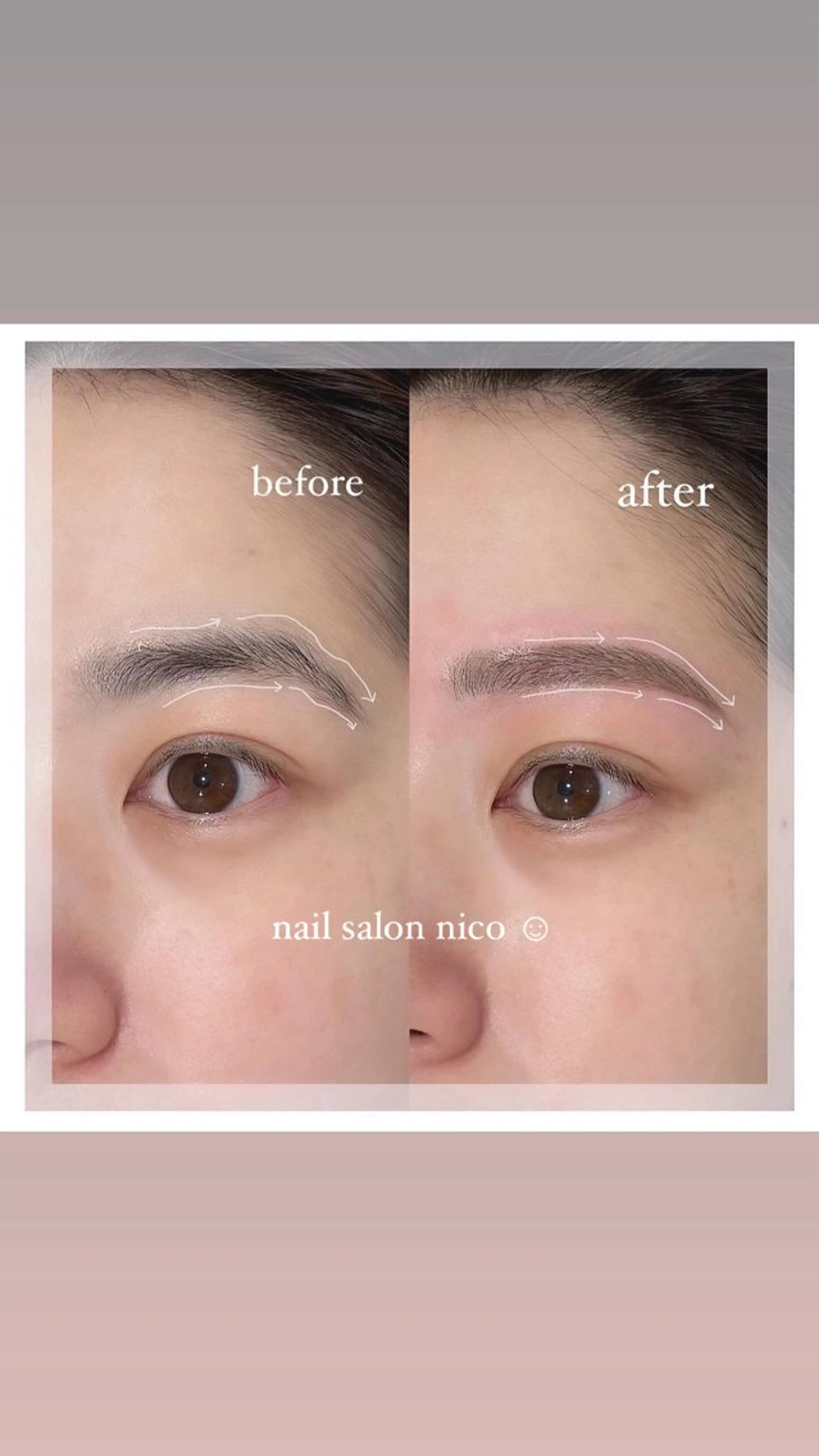 アイブロウ ワックス脱毛 その他(アイブロウ) nail salon nico.AIRIのネイルデザイン