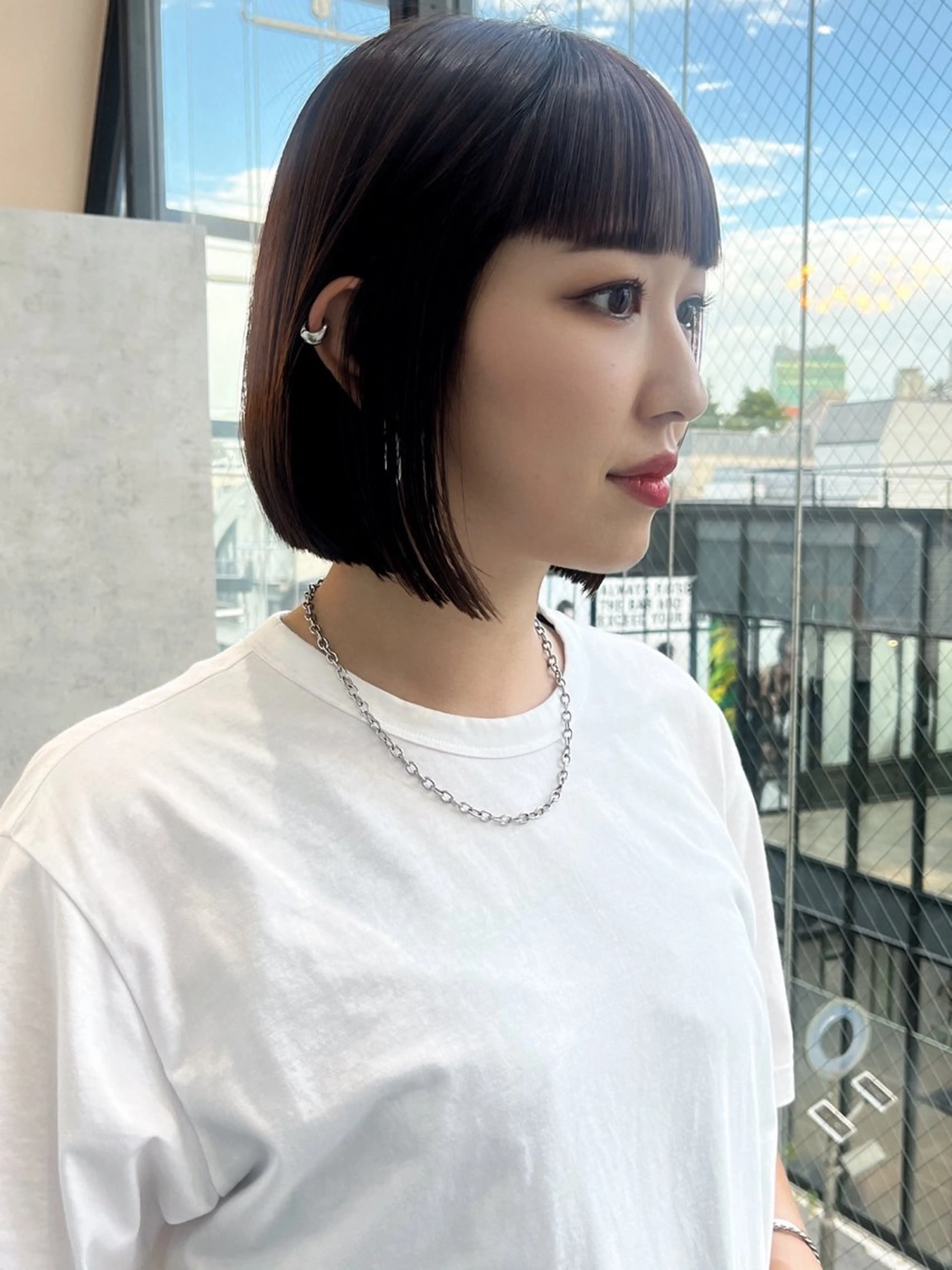 ショート LondBOY🤍 韓国/ボブ/レイヤーのヘアスタイル